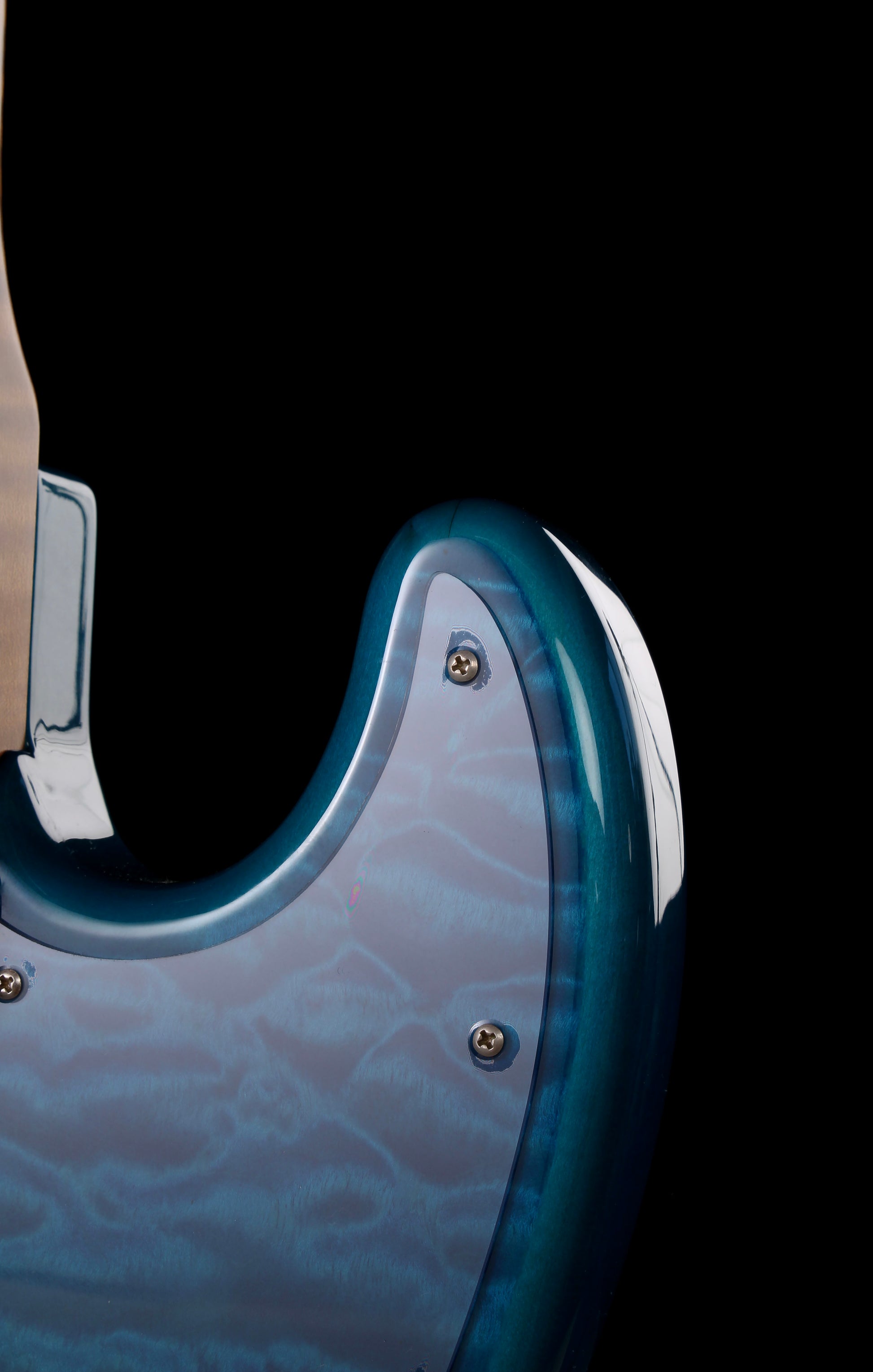 Fender Japan / Aftermarket Neck FSR Traditional II 70s Jazz Bass with Aftermarket Non-Fender Neck Caribbean Blue