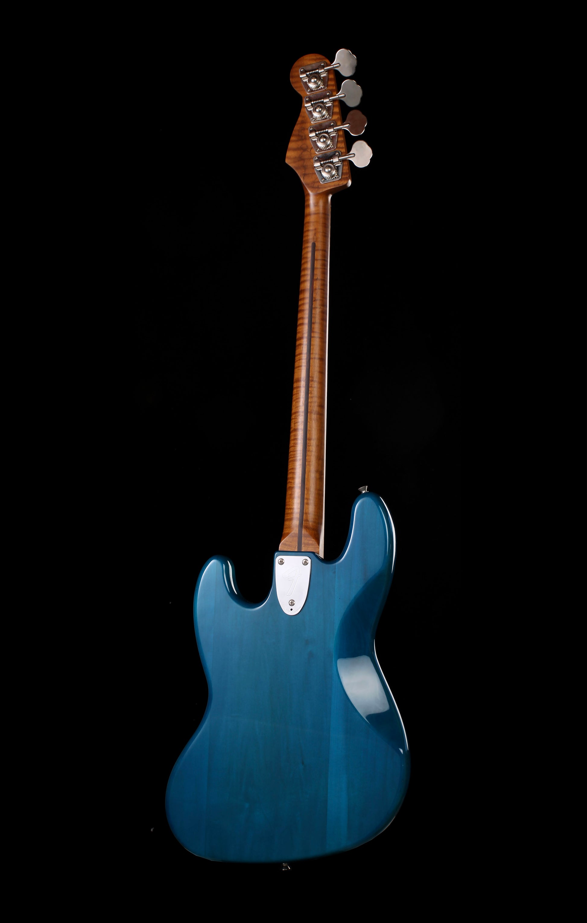 Fender Japan / Aftermarket Neck FSR Traditional II 70s Jazz Bass with Aftermarket Non-Fender Neck Caribbean Blue