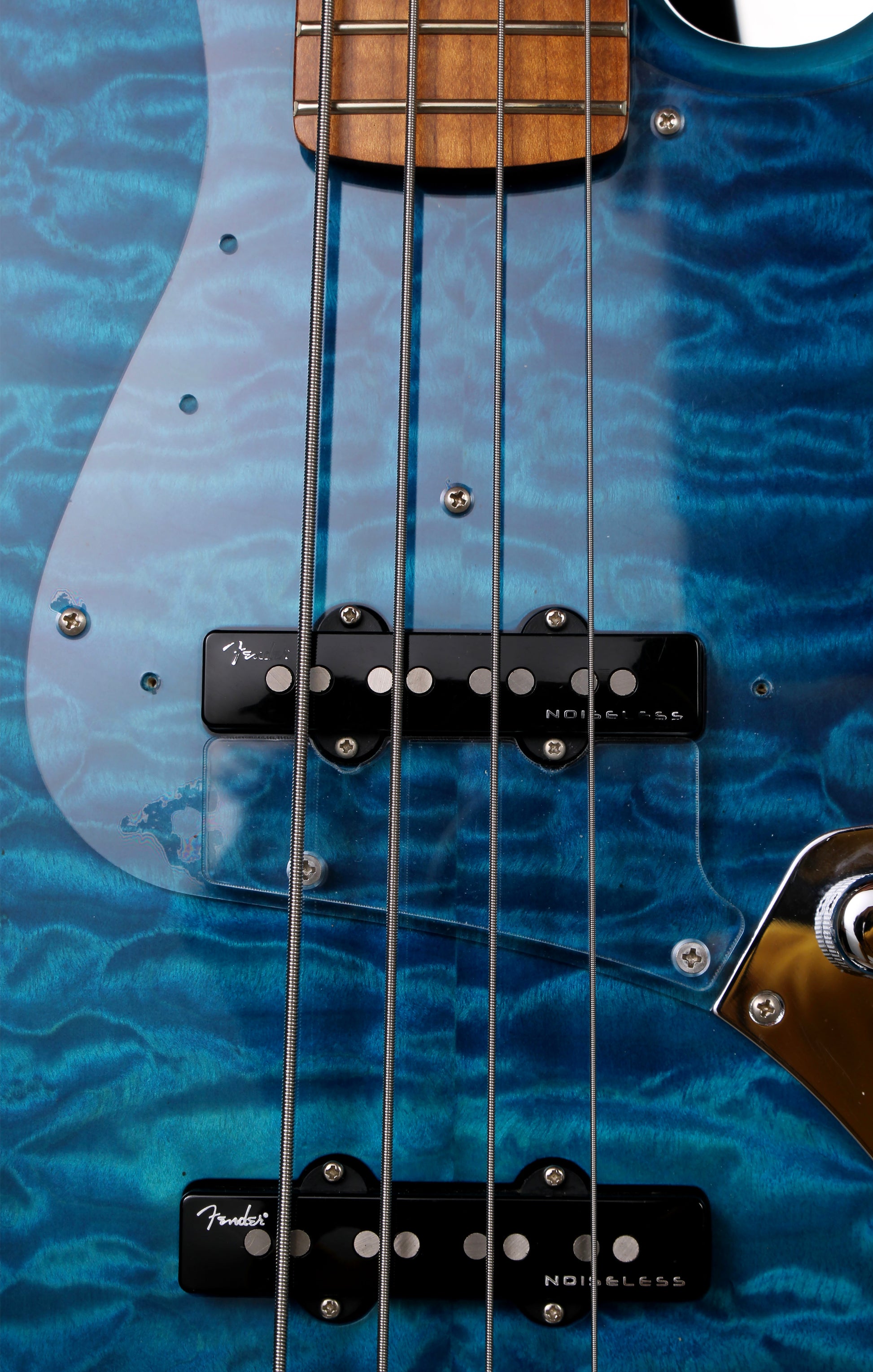 Fender Japan / Aftermarket Neck FSR Traditional II 70s Jazz Bass with Aftermarket Non-Fender Neck Caribbean Blue