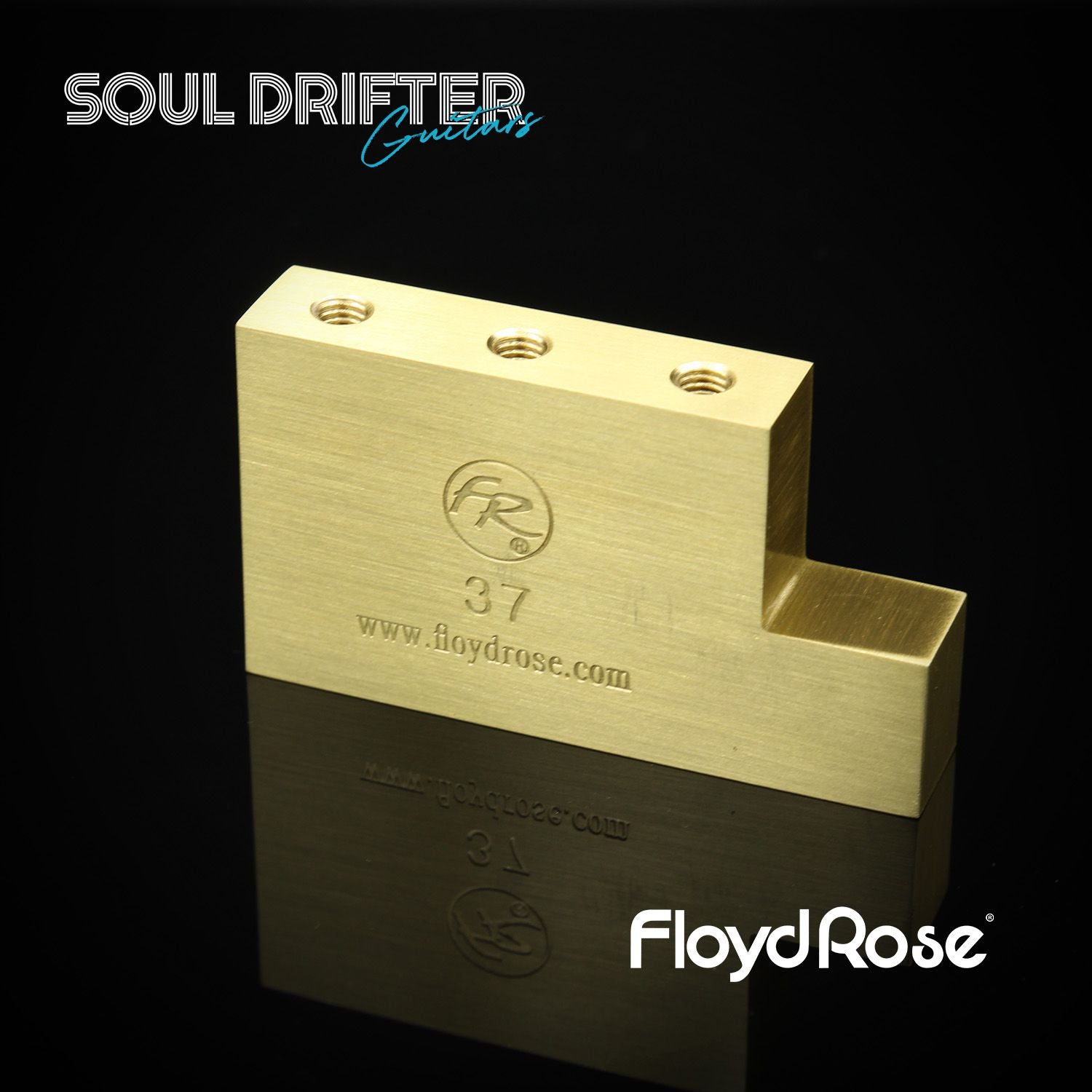 Floyd Rose Original Fat Brass L-Shaped Tremolo Block - 37 mm