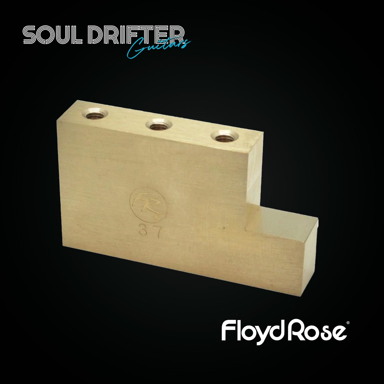 Floyd Rose Original Fat Brass L-Shaped Tremolo Block - 37 mm