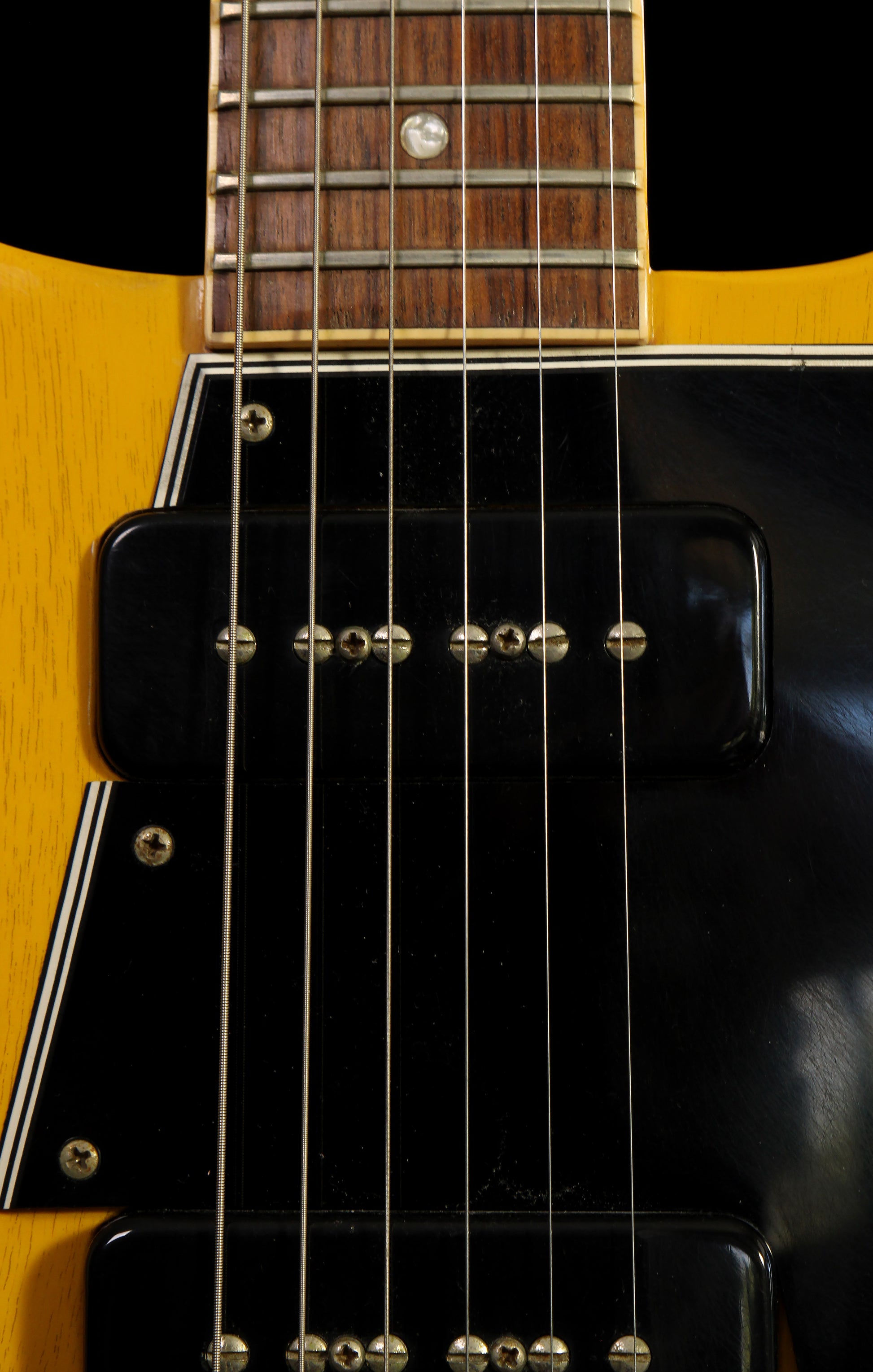 Gibson Les Paul Double Cutaway TV Yellow 1994 Neck Binding