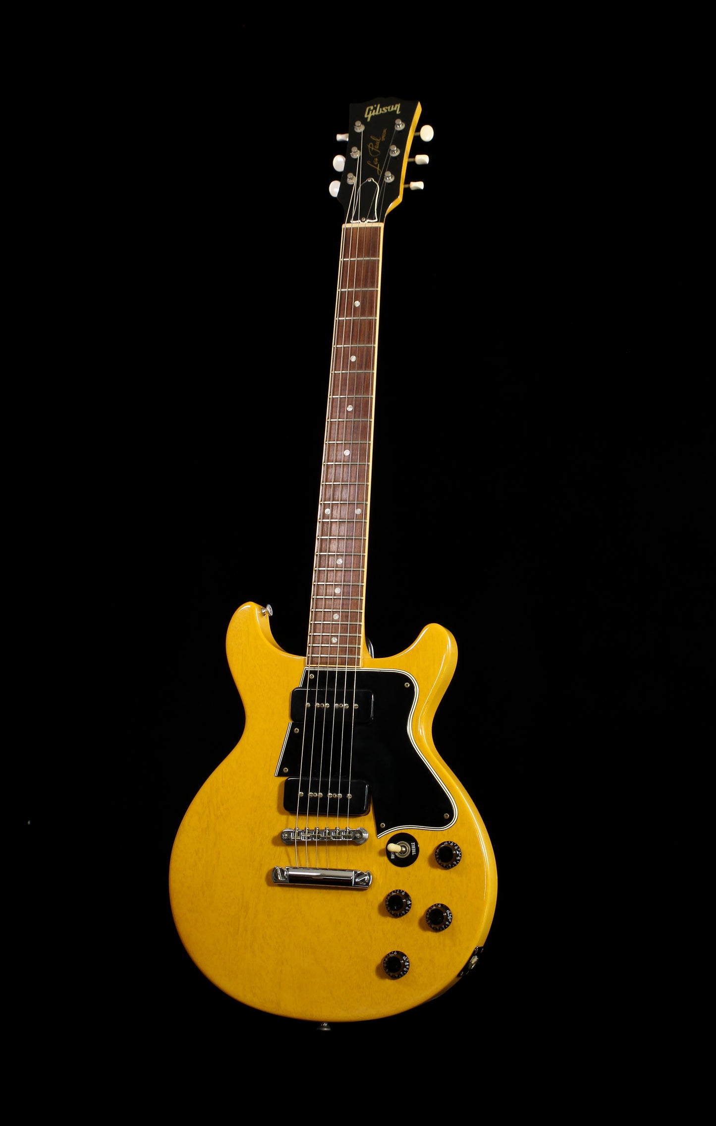 Gibson Les Paul Double Cutaway TV Yellow 1994 Neck Binding