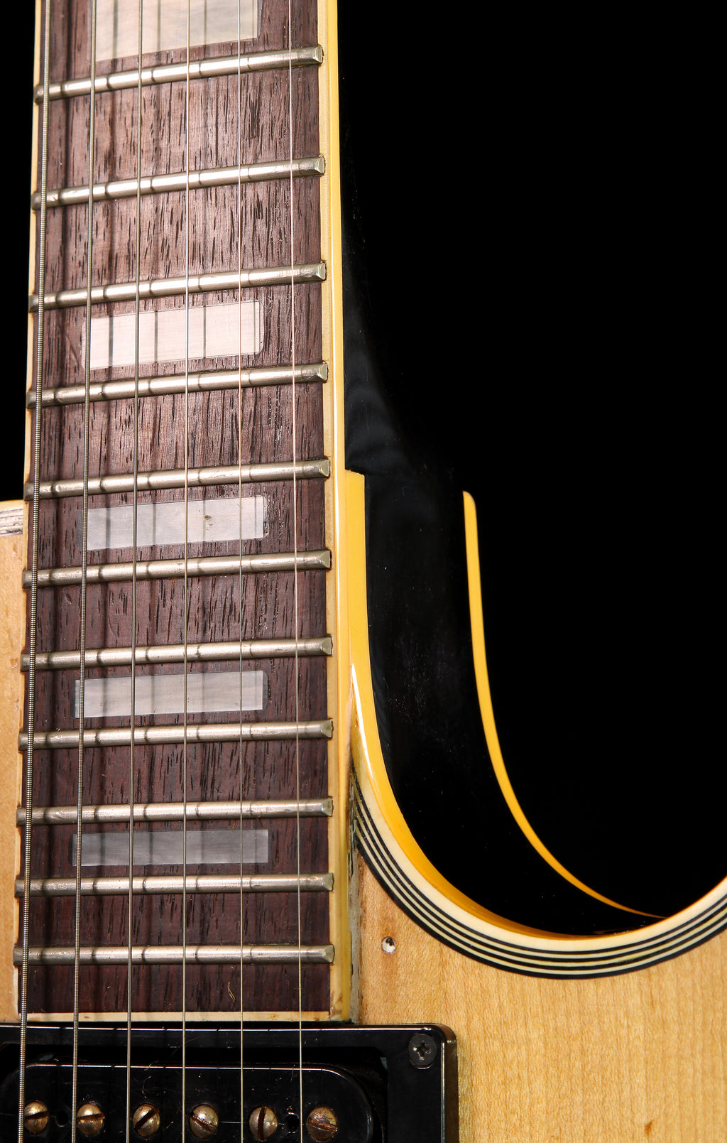Greco EGC Mick Ronson '68 Custom Ziggy Stardust Era Modified Natural / Ebony 1989
