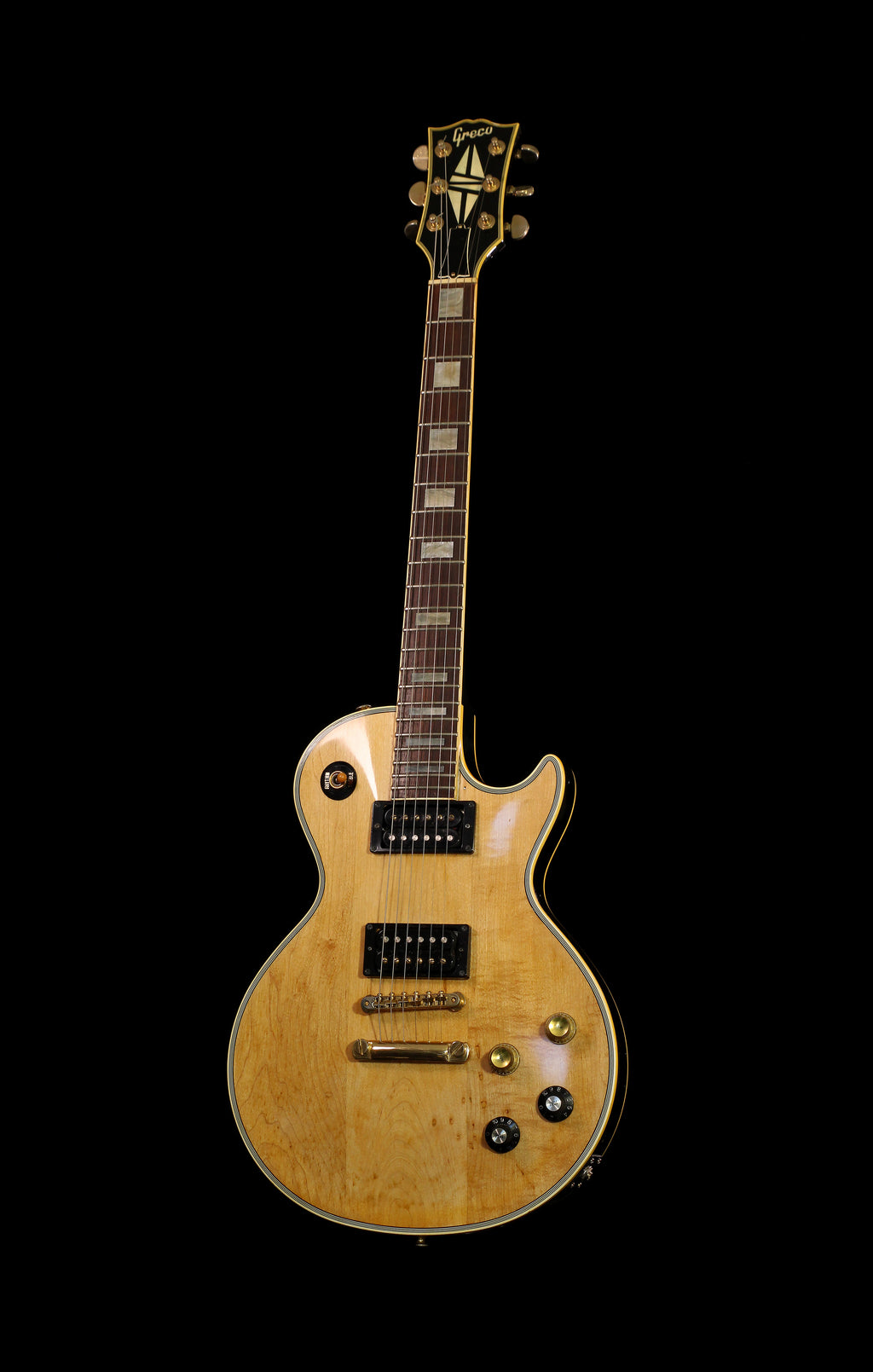 Greco EGC Mick Ronson '68 Custom Ziggy Stardust Era Modified Natural / Ebony 1989