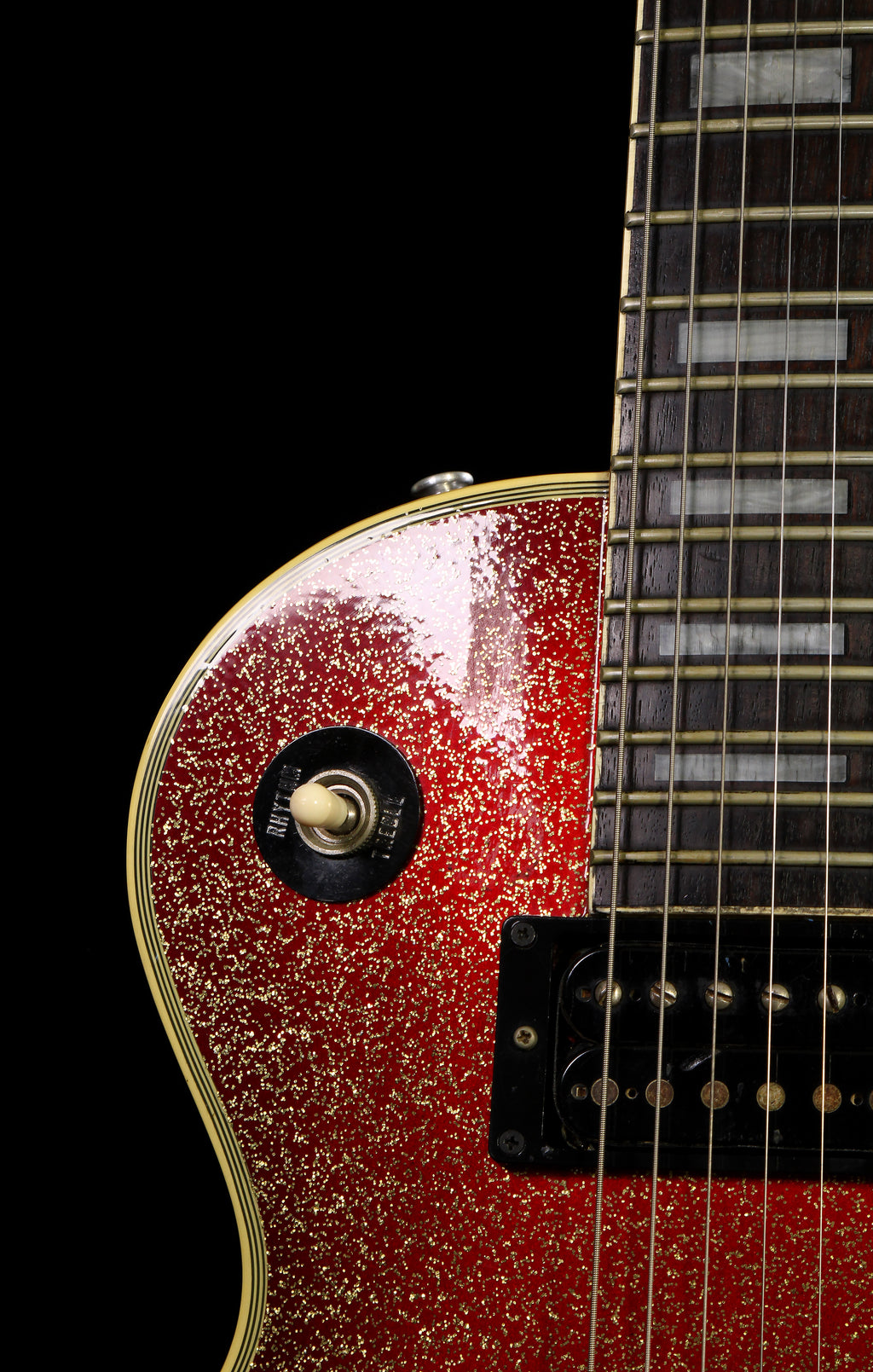 Greco  EGC Les Paul Custom Mint Collection Red Sparkle 1984