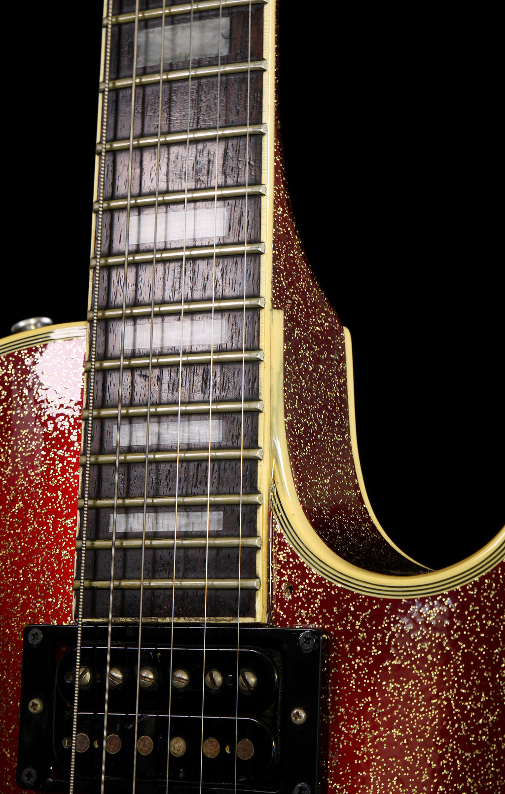 Greco  EGC Les Paul Custom Mint Collection Red Sparkle 1984