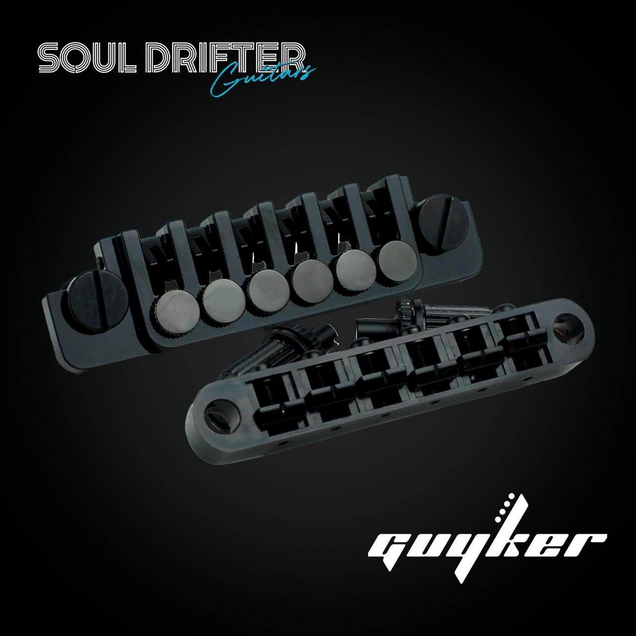 Guyker TP6 Stop Bar & GM003 Tune-O-Matic Bridges for LP - Black