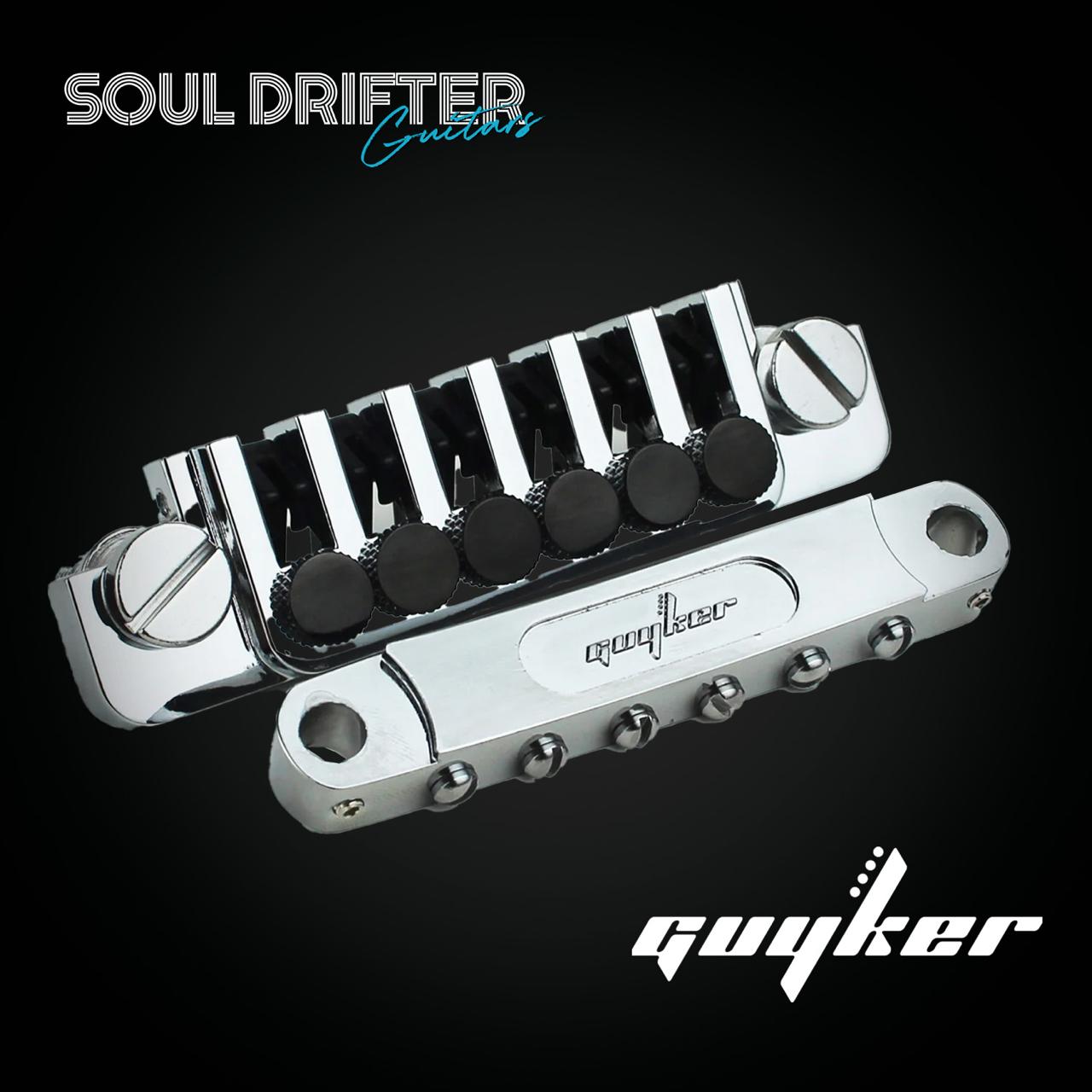 Guyker TP6 Stop Bar & GM003 Tune-O-Matic Bridges for LP - Chrome