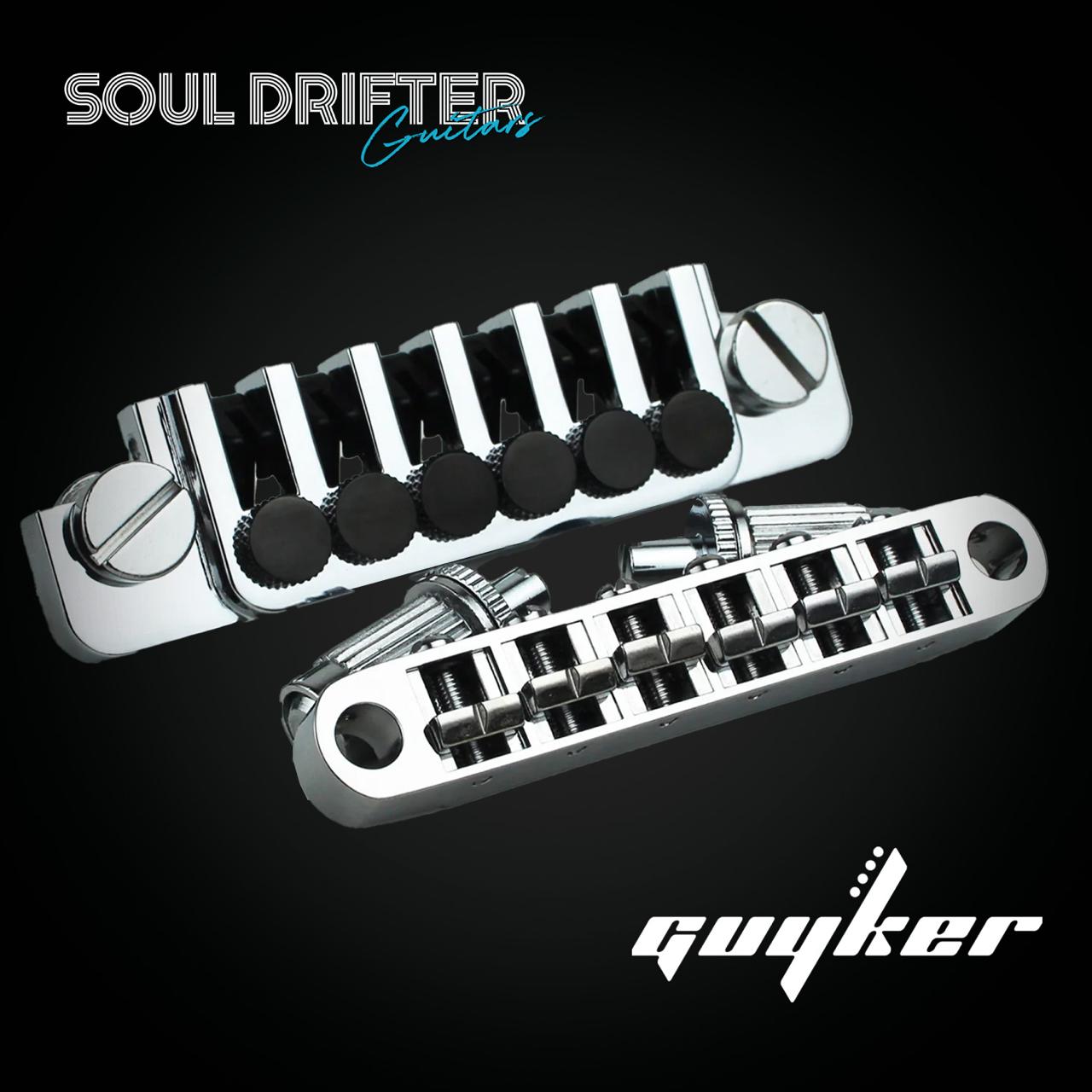 Guyker TP6 Stop Bar & GM003 Tune-O-Matic Bridges for LP - Chrome