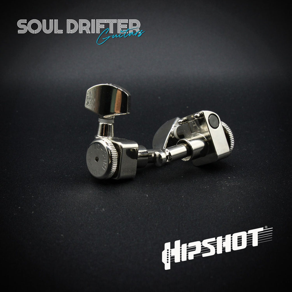 Hipshot Guitar Tuner Upgrade Kit Fender® Directrofit™ Grip-Lock Closed - Nickel (6K1FEL0N)