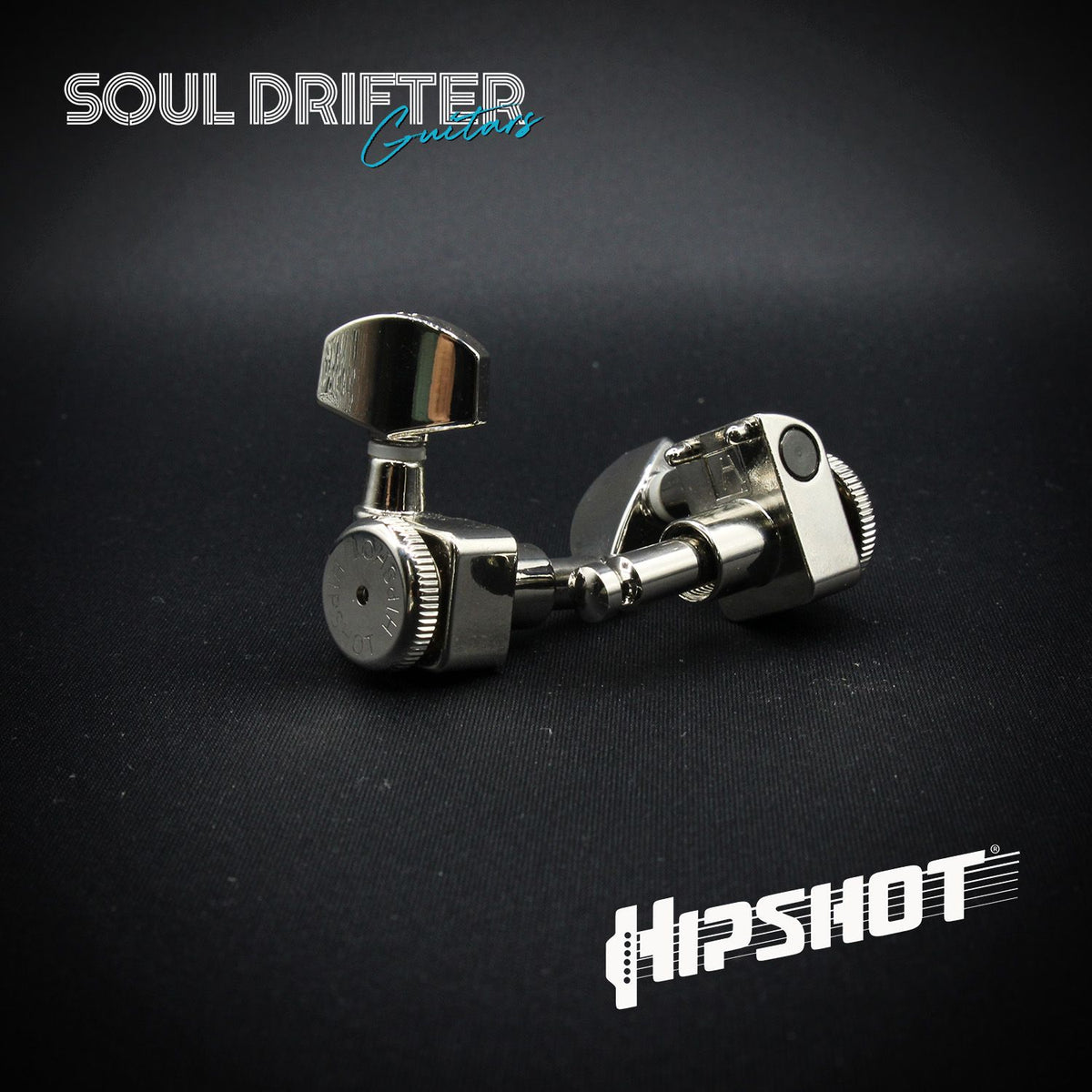 Hipshot Guitar Tuner Upgrade Kit Fender® Directrofit™ Grip-Lock Closed - Nickel (6K1FEL0N)