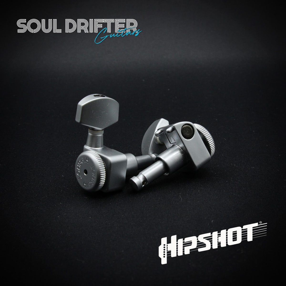Hipshot Guitar Tuner Upgrade Kit Fender® Directrofit™ Grip-Lock Closed - Satin (6K1FEL0S)