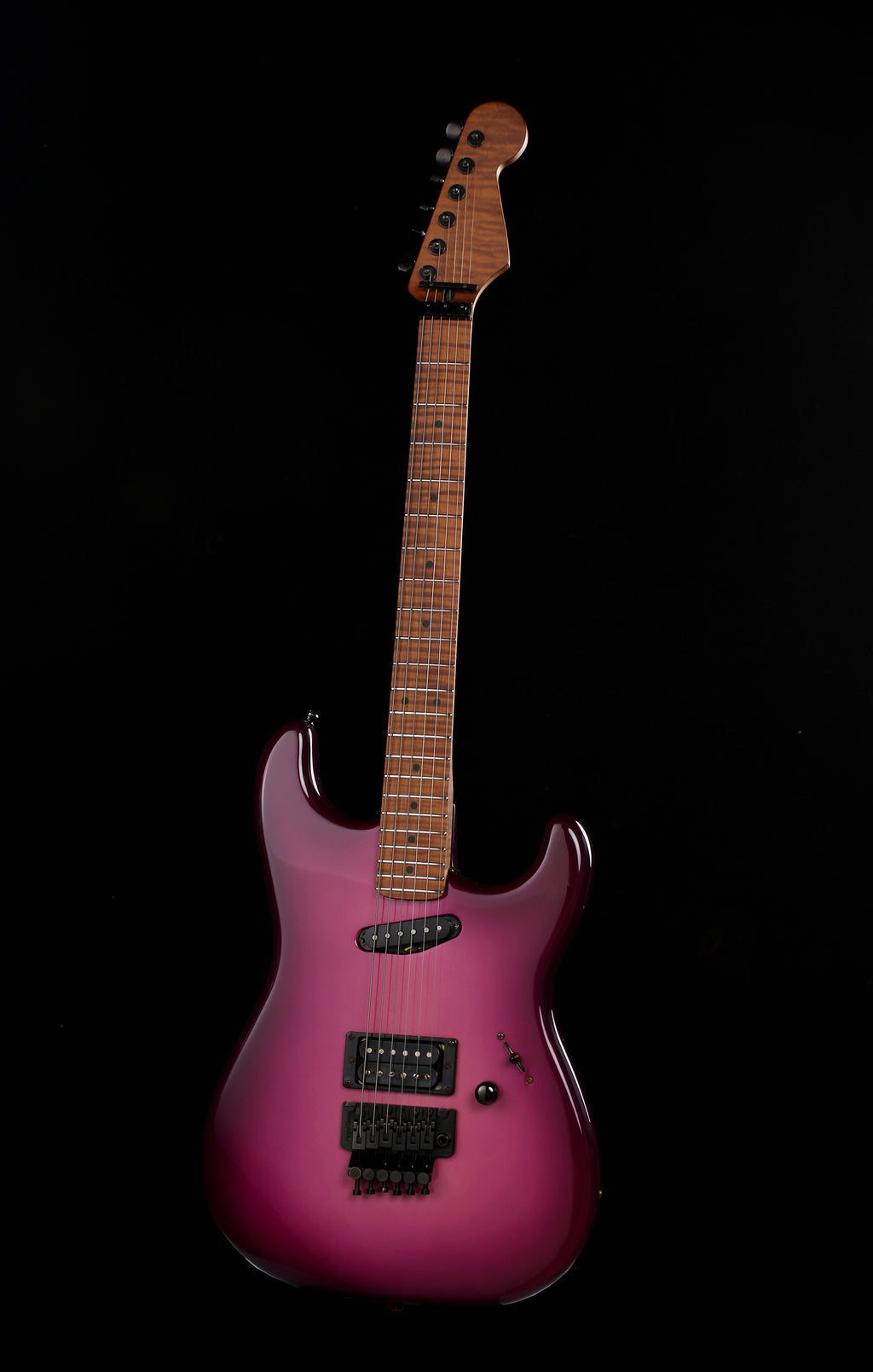 Hot Rod Stratocaster Purple Burst Floyd Rose, Seymour Duncan HB, Roasted Maple Neck