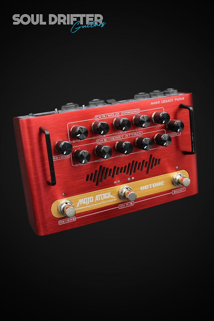 Hotone Mojo Attack Nano Legacy Floor Series Portable Dual Channel Floor Amplifier NLF-2