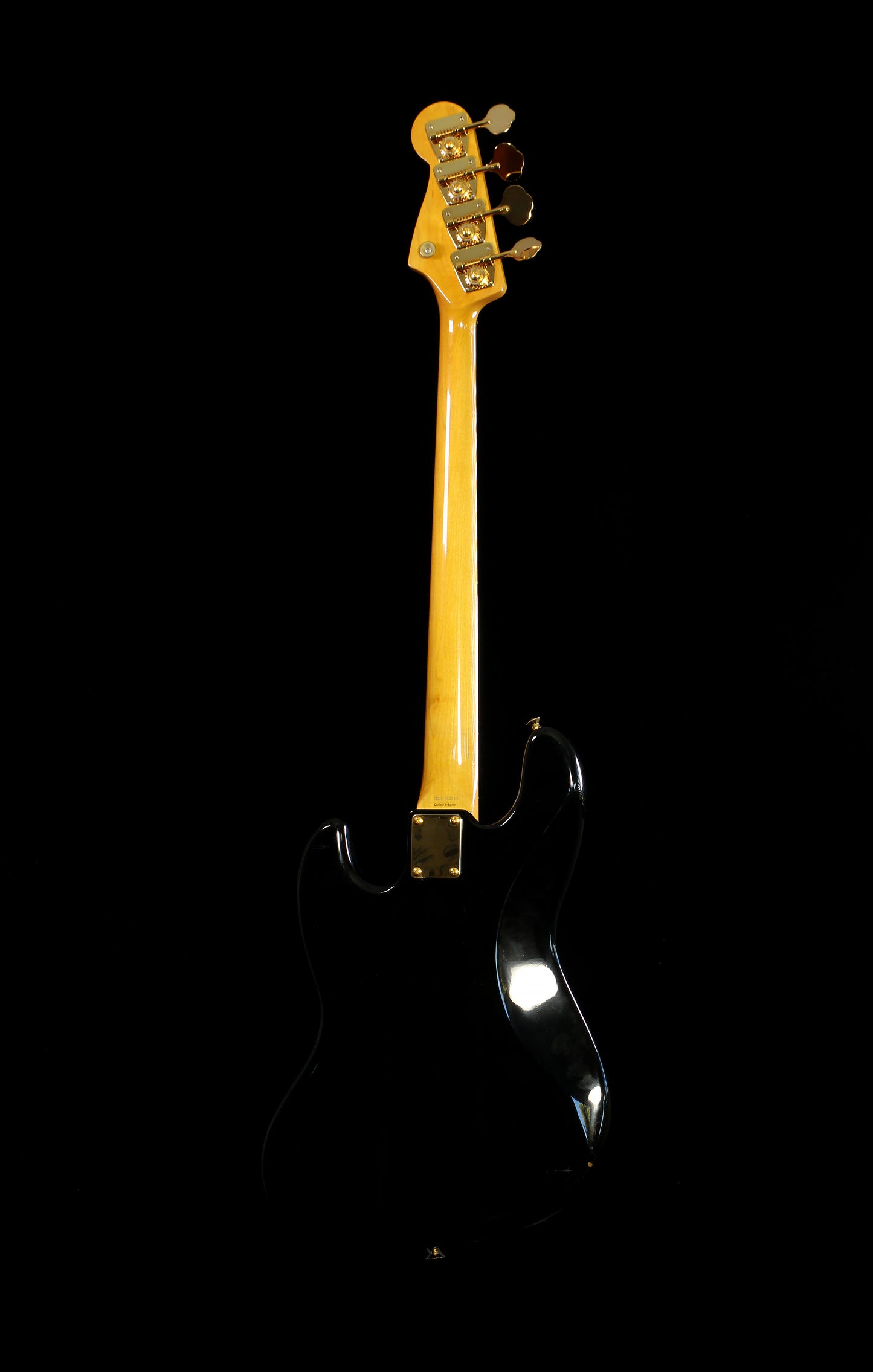 Fender JB-62 '62 Reissue Jazz Bass Black 1995-1996 Upgraded Gold Hardware