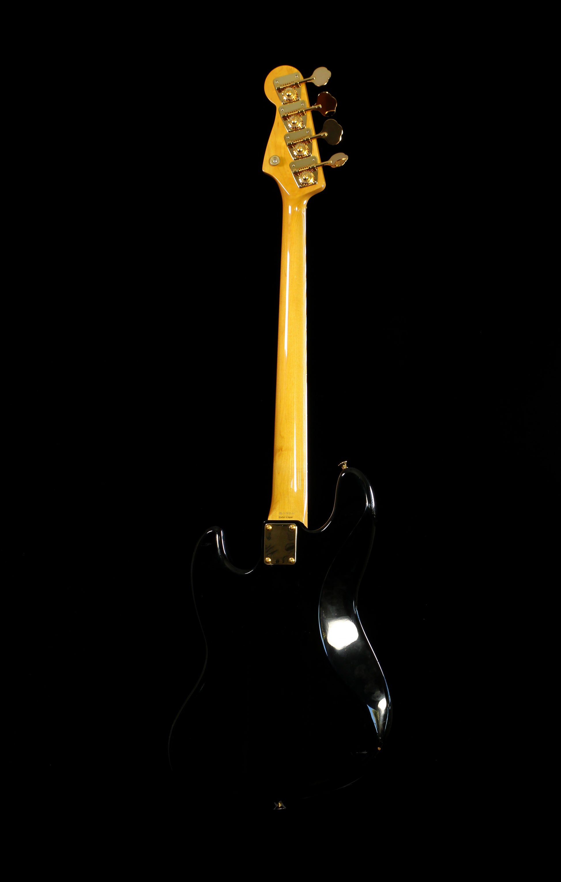 Fender JB-62 '62 Reissue Jazz Bass Black 1995-1996 Upgraded Gold Hardware