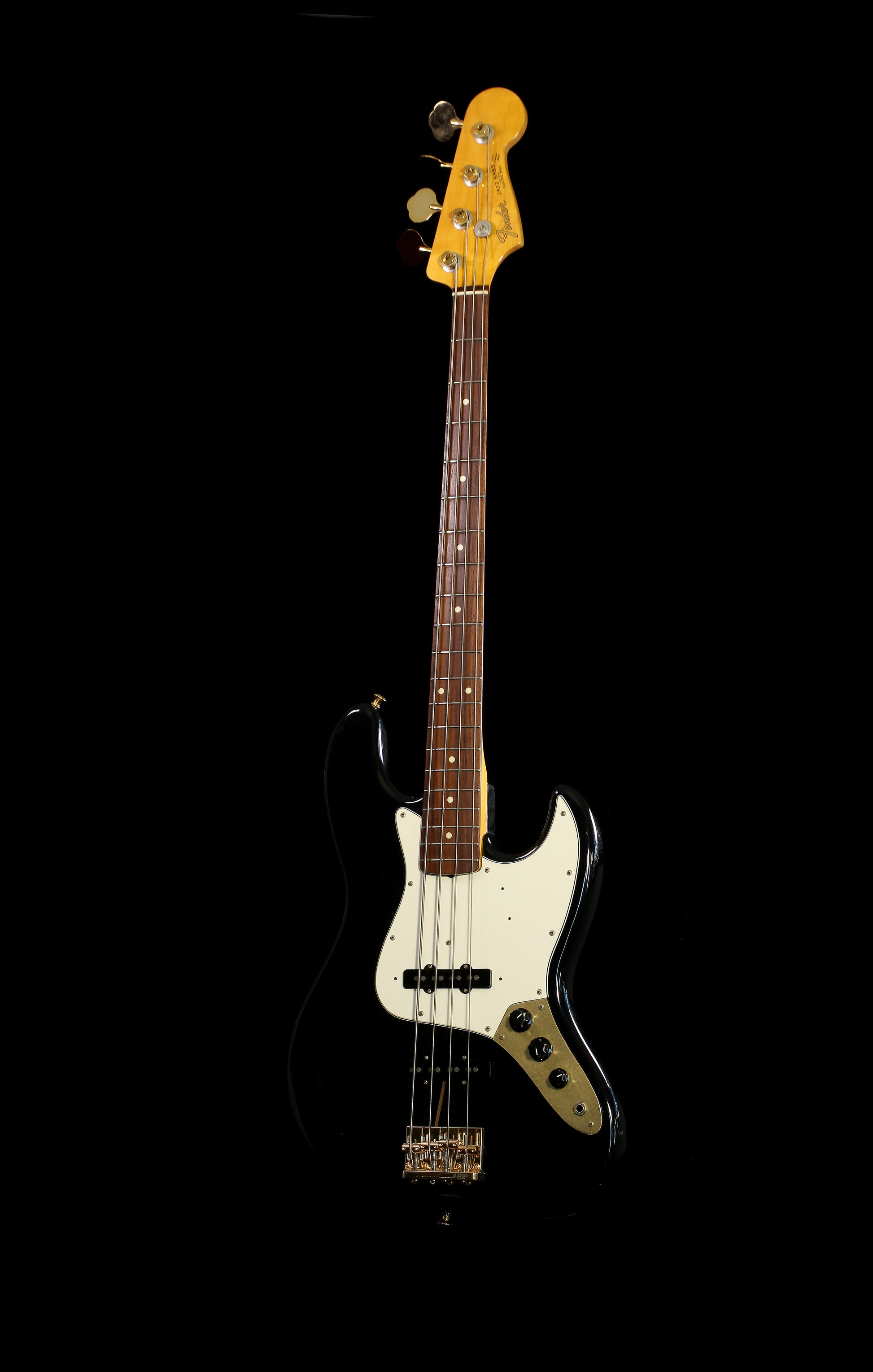 Fender JB-62 '62 Reissue Jazz Bass Black 1995-1996 Upgraded Gold Hardware