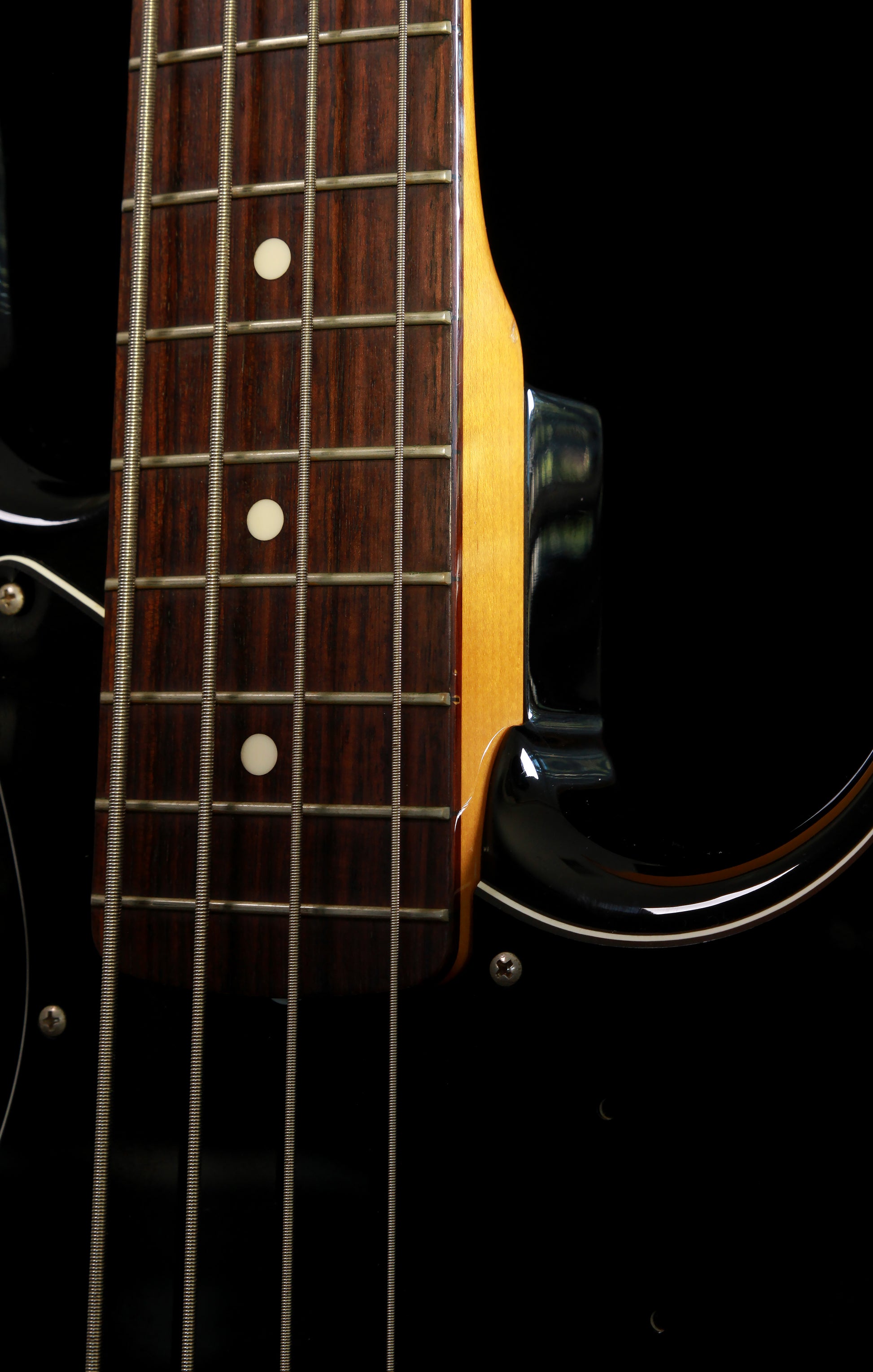 Fender JB-62 '62 Reissue Jazz Bass Black 2002 Custom Shop JB Pickups