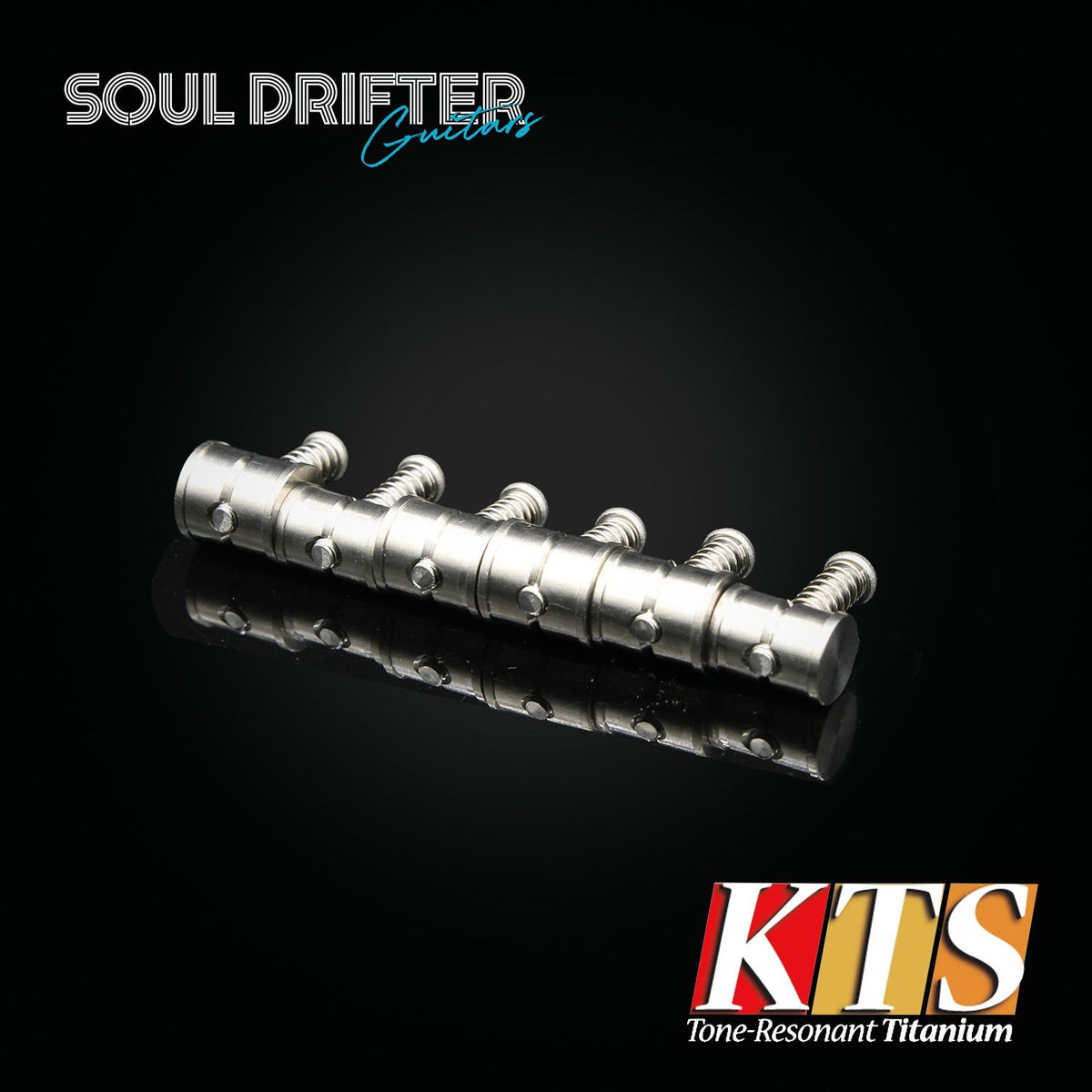 KTS Titanium Saddle Set For Mustang®, Jaguar®, Jazzmaster® Style Bridge (PR-Mu)