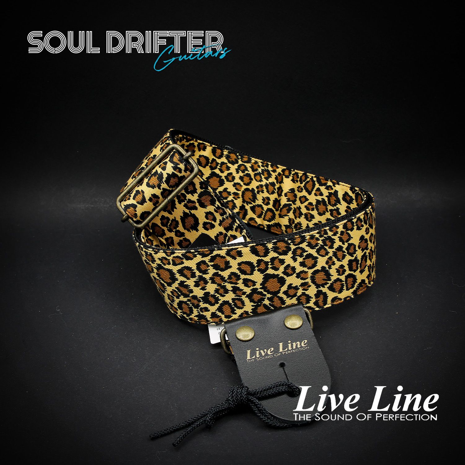 Live Line Cheetah 3 Series 50 mm Wide Guitar Strap