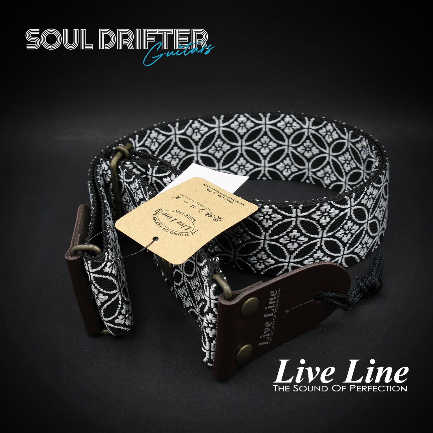 Live Line Tatami Edge 50 mm Wide Guitar Strap