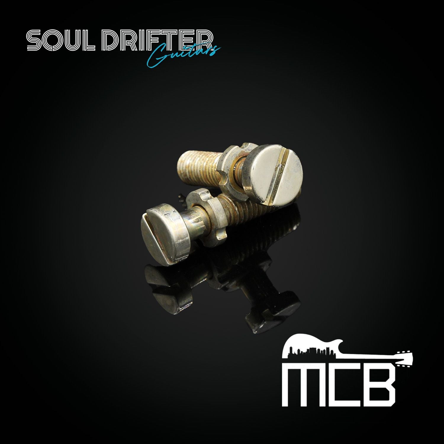 Music City Bridge MCB Locking Studs - Imperial - Aged Nickel