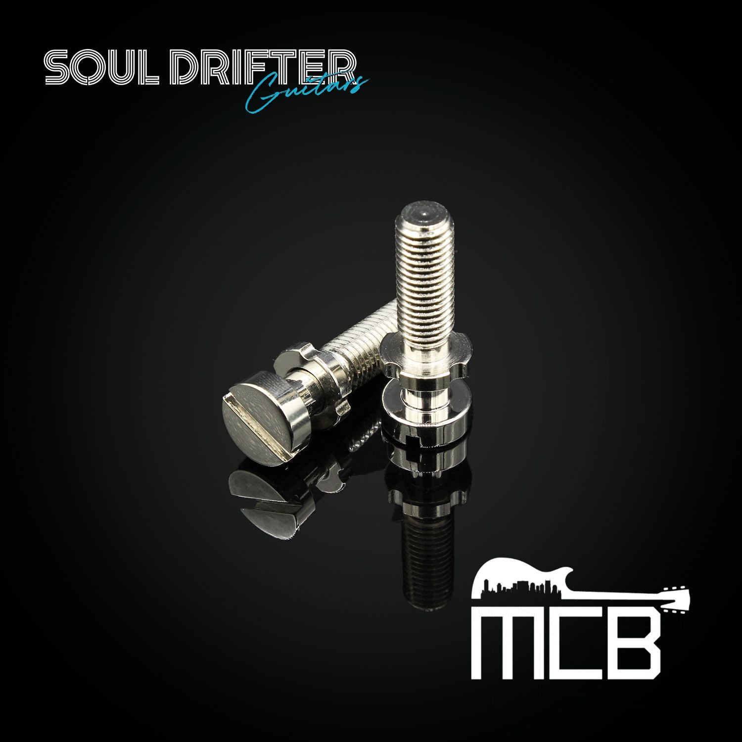 Music City Bridge MCB Locking Studs - Metric - Polished Nickel