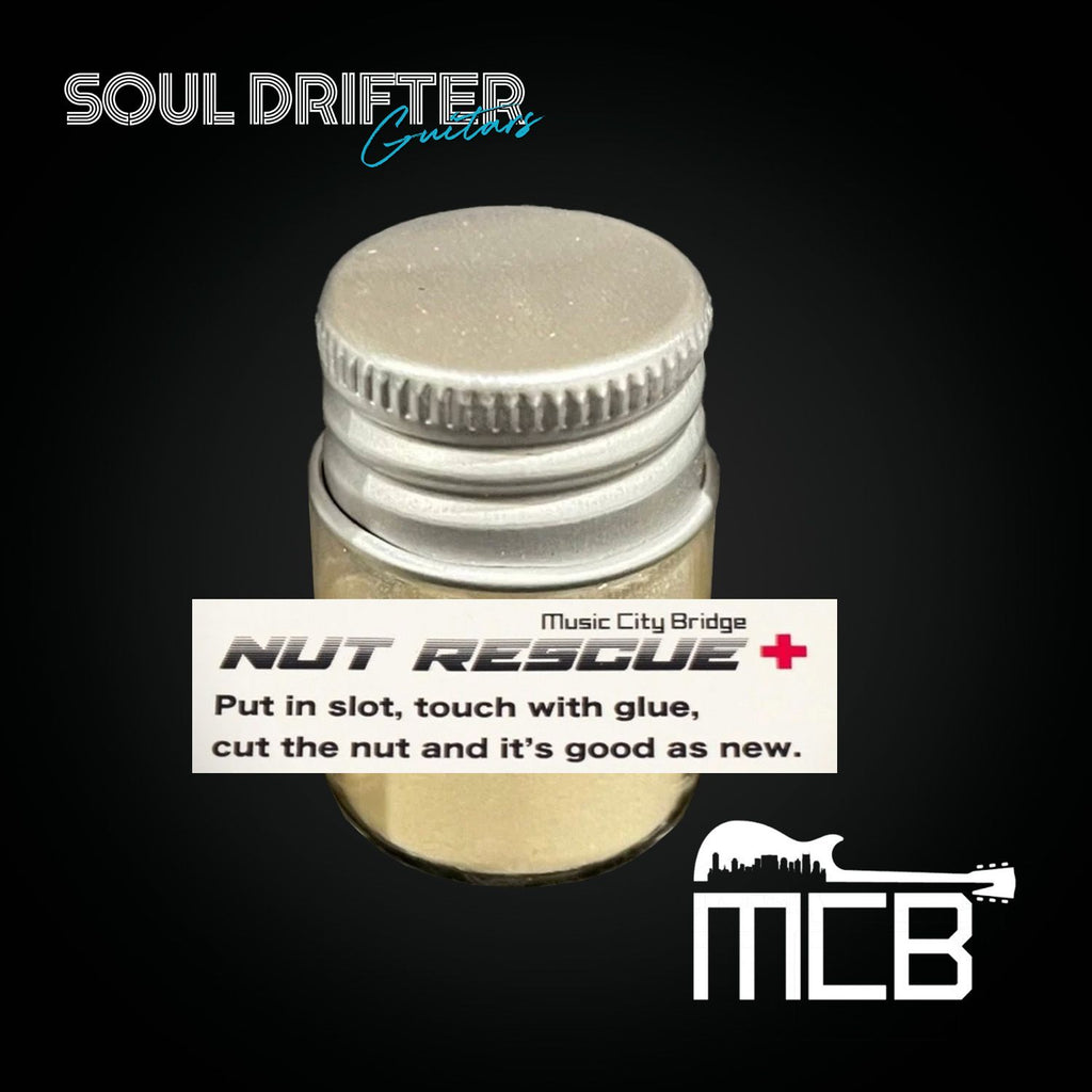 Music City Bridge Nut Rescue™ Kit, Lubricated Nut Repair Powder - Cream