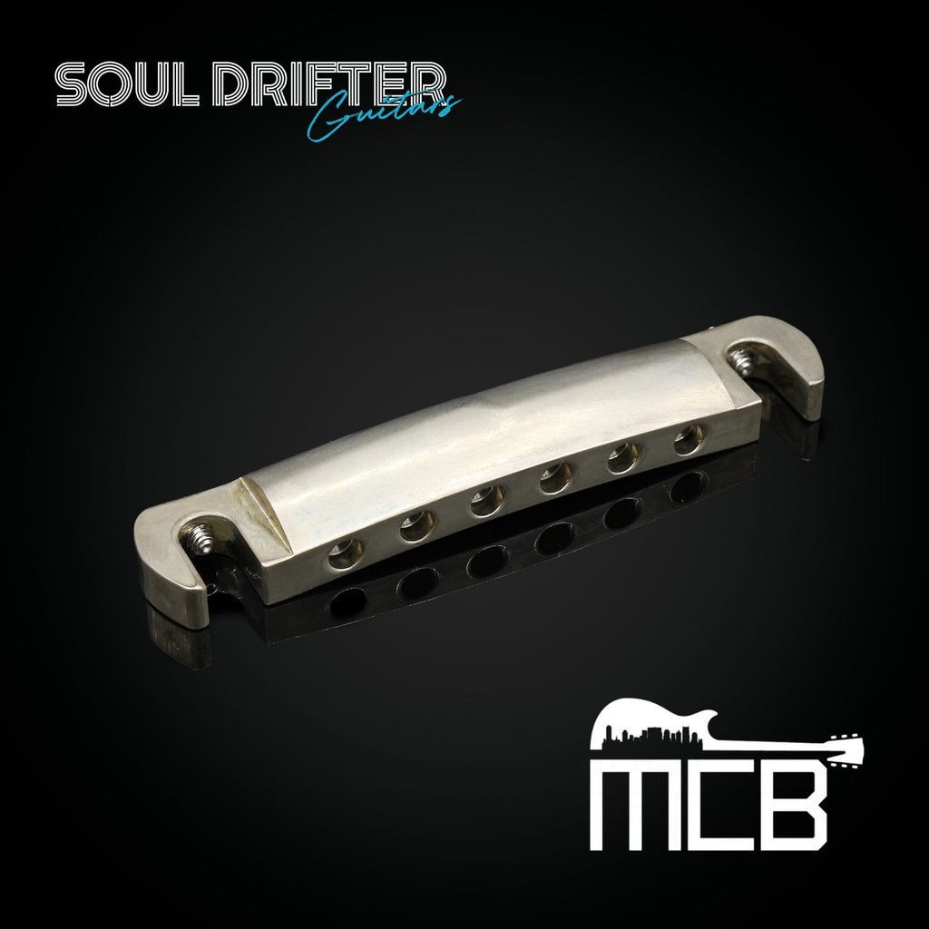 Music City Bridge The Savvy™ Compensated Wraparound Tailpiece RH - Aged Nickel