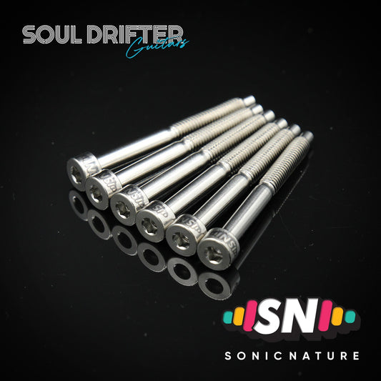 Sonic Nature GR5 Titanium String Lock Screws - Natural