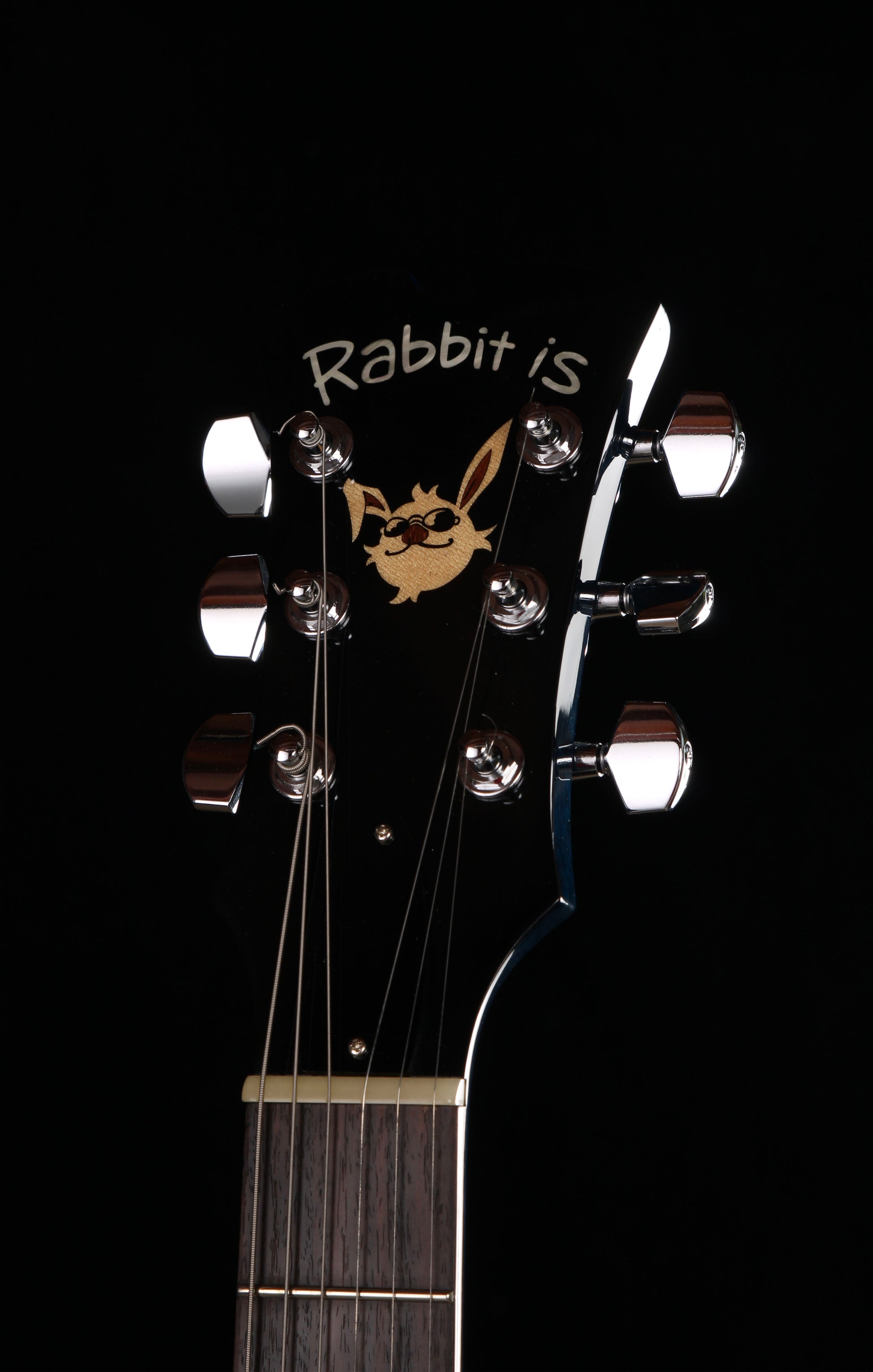 Rabbit Is by Crews Maniac Sound USA-2 Korina LP Special Blue