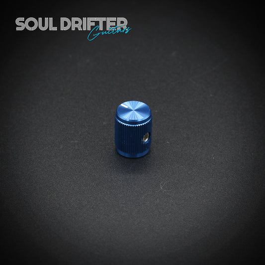 Tesi 13mm Aluminum Pedal Knob with Line Marker - Blue