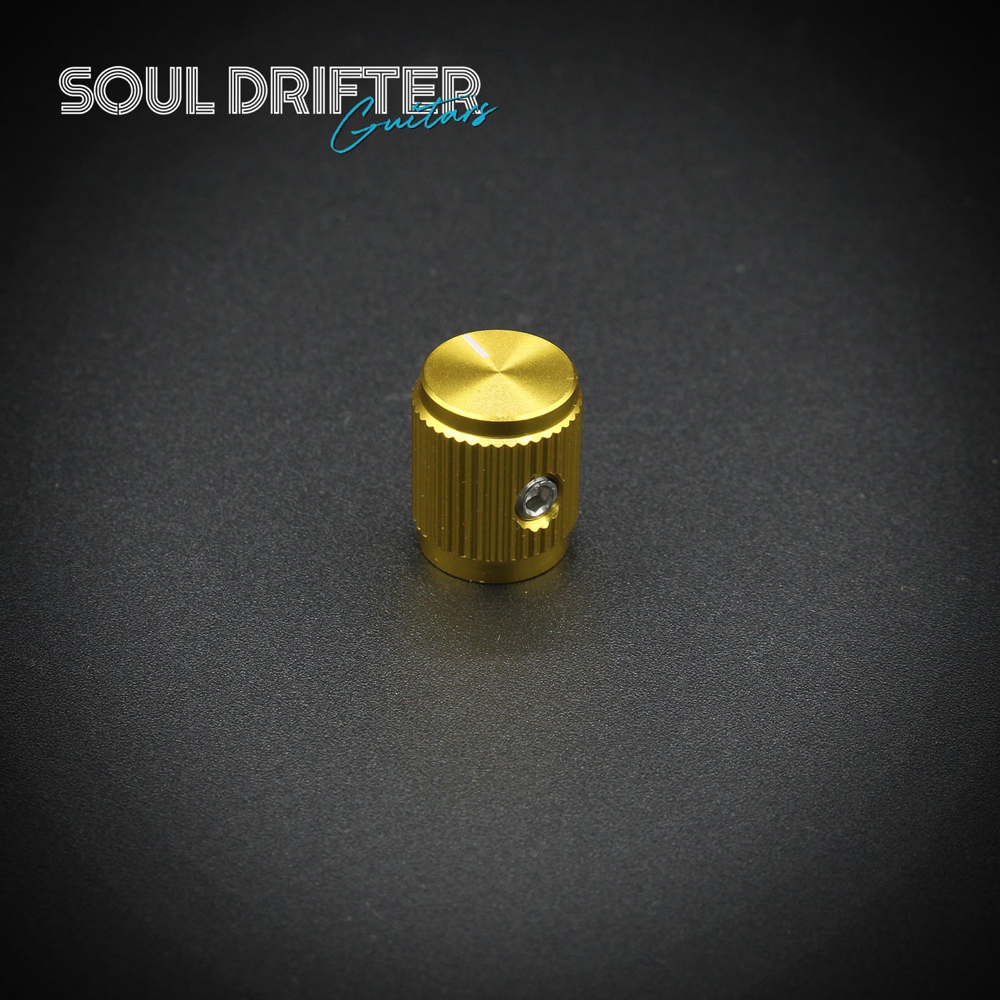 Tesi 13mm Aluminum Pedal Knob with Line Marker - Gold