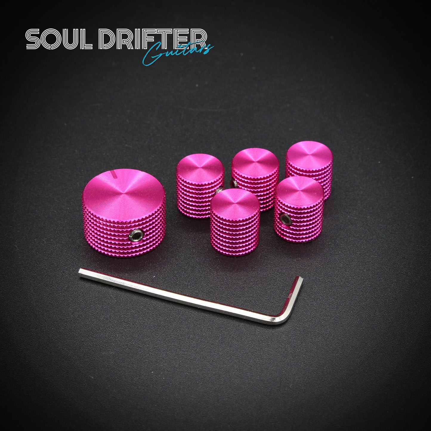 Helix Knobs V2 Solid Aluminum Replacement Knob Set - Pink