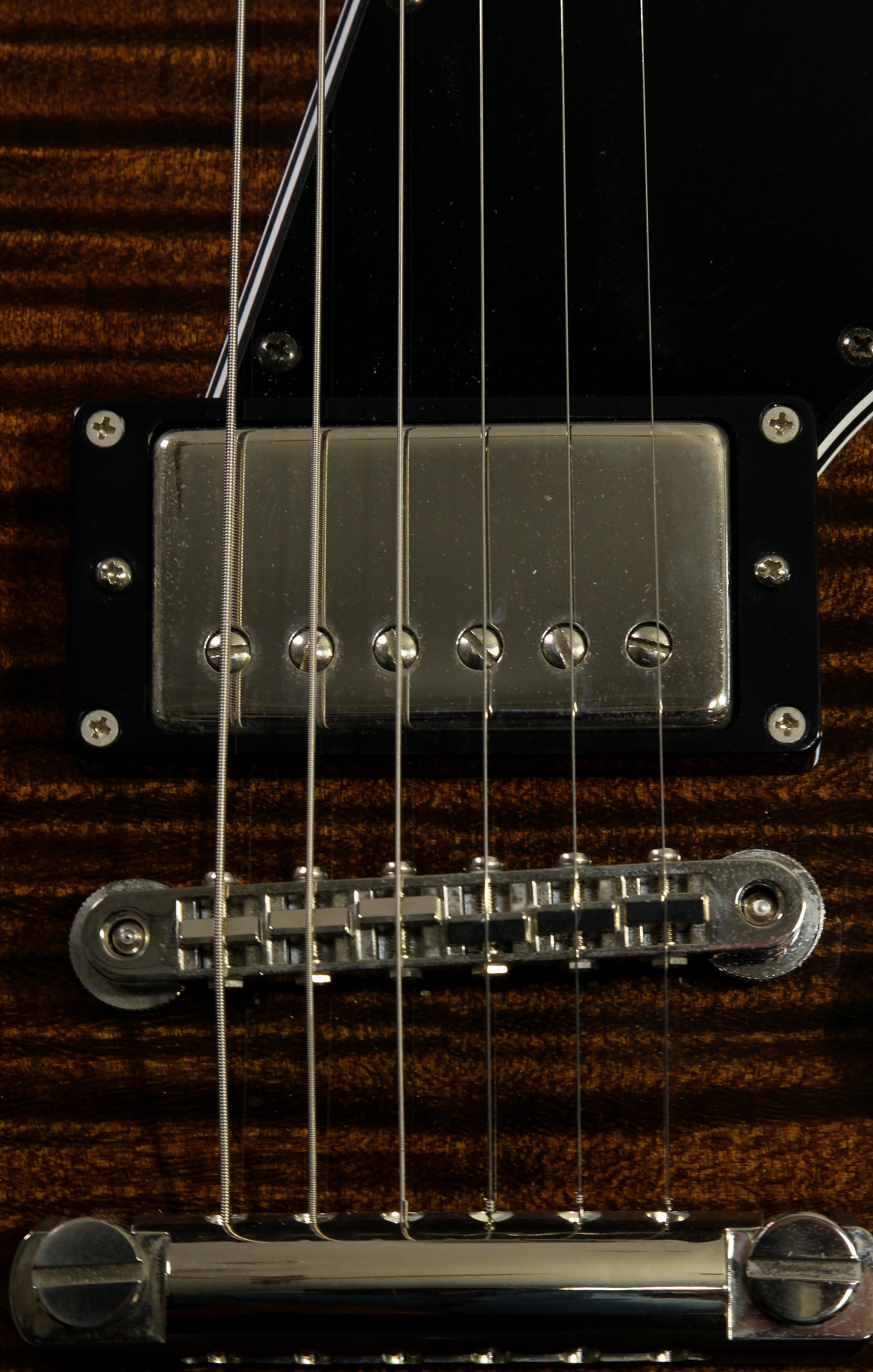SeventySeven Guitars Albatross DX-20 Transparent Brown Flame Maple Top