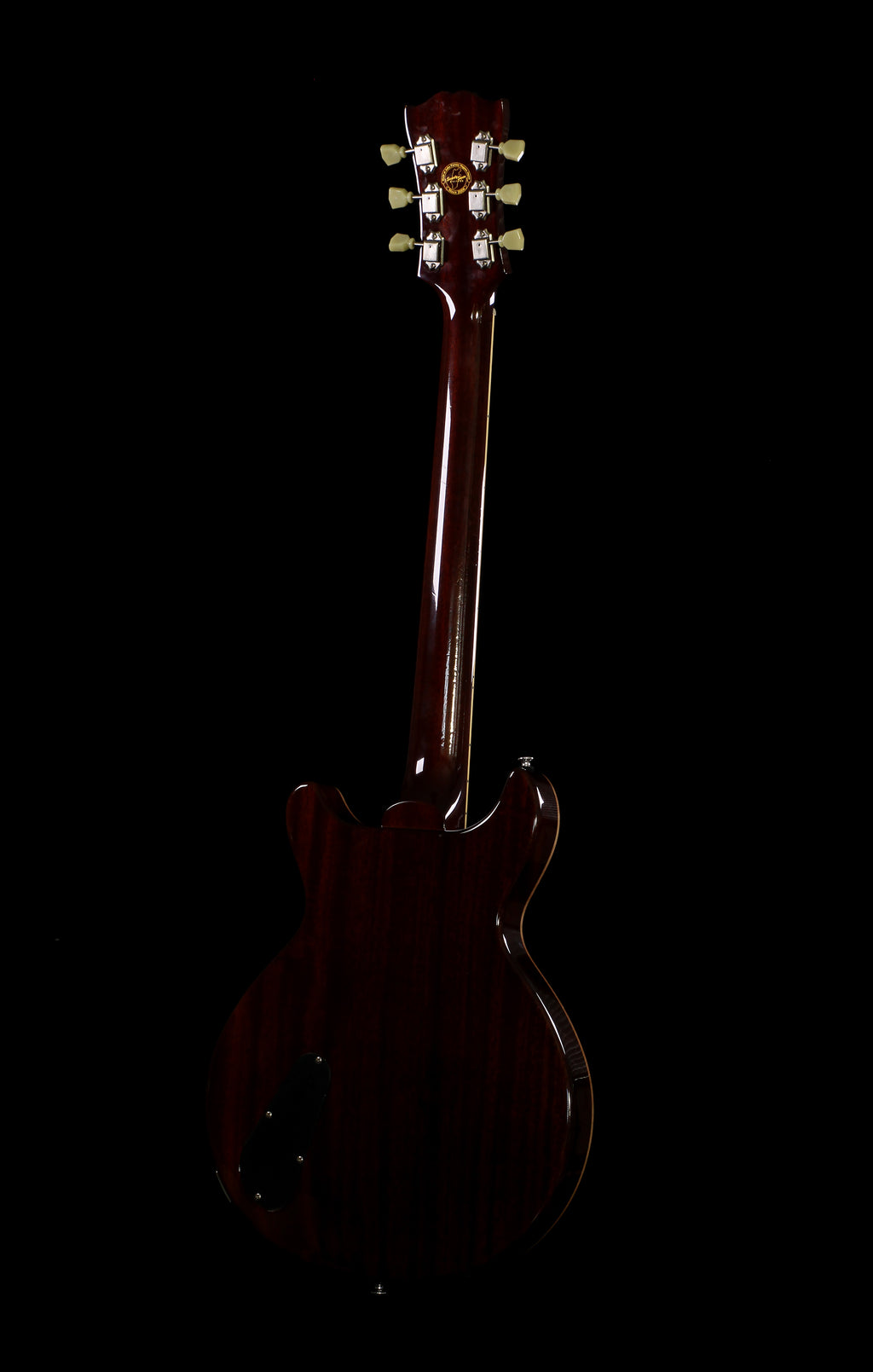 SeventySeven Guitars Albatross DX-20 Transparent Brown Flame Maple Top