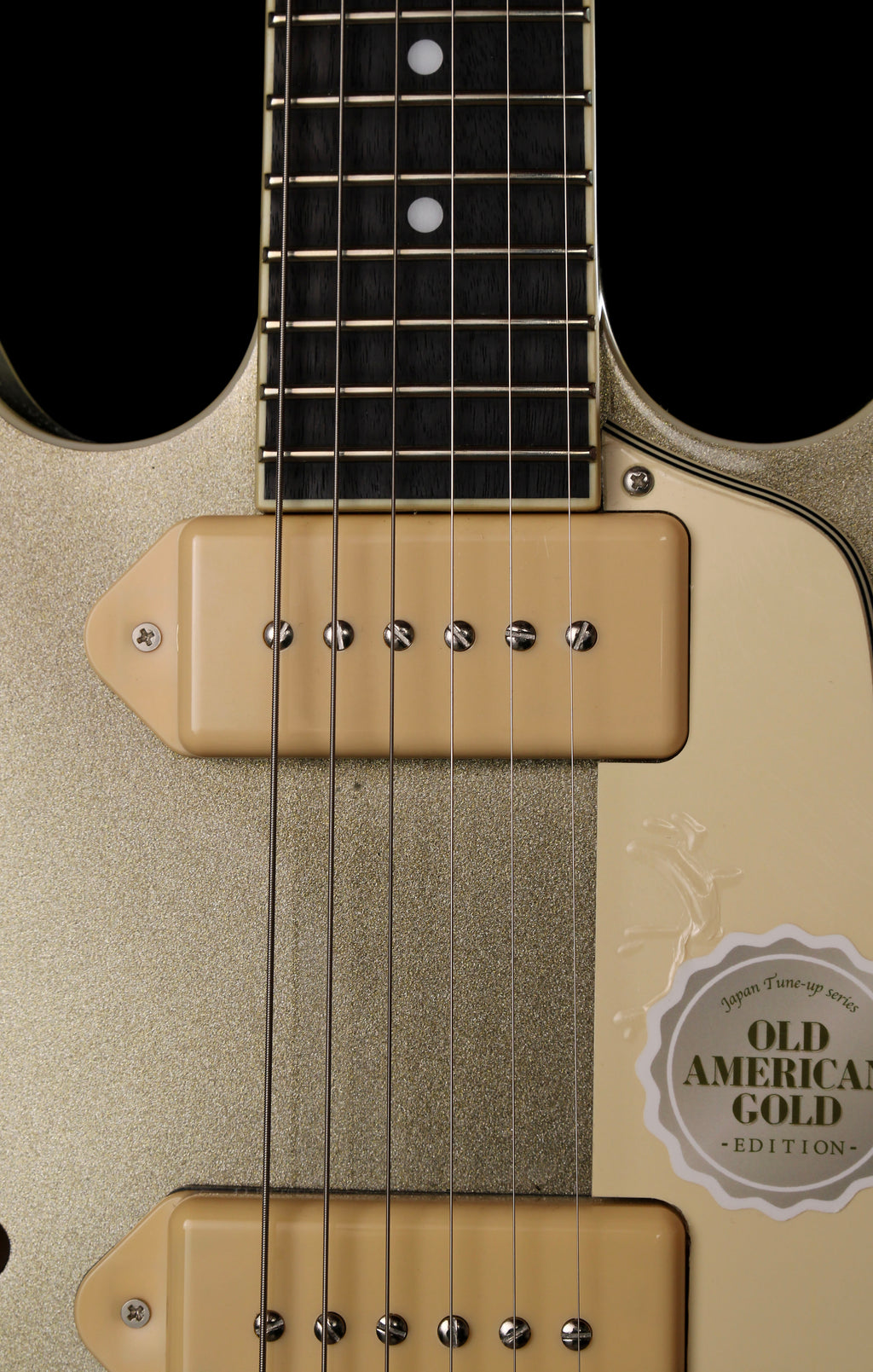 SeventySeven Guitars Exrubato-STD-S JT OAG ES-335 Old American Gold P90s