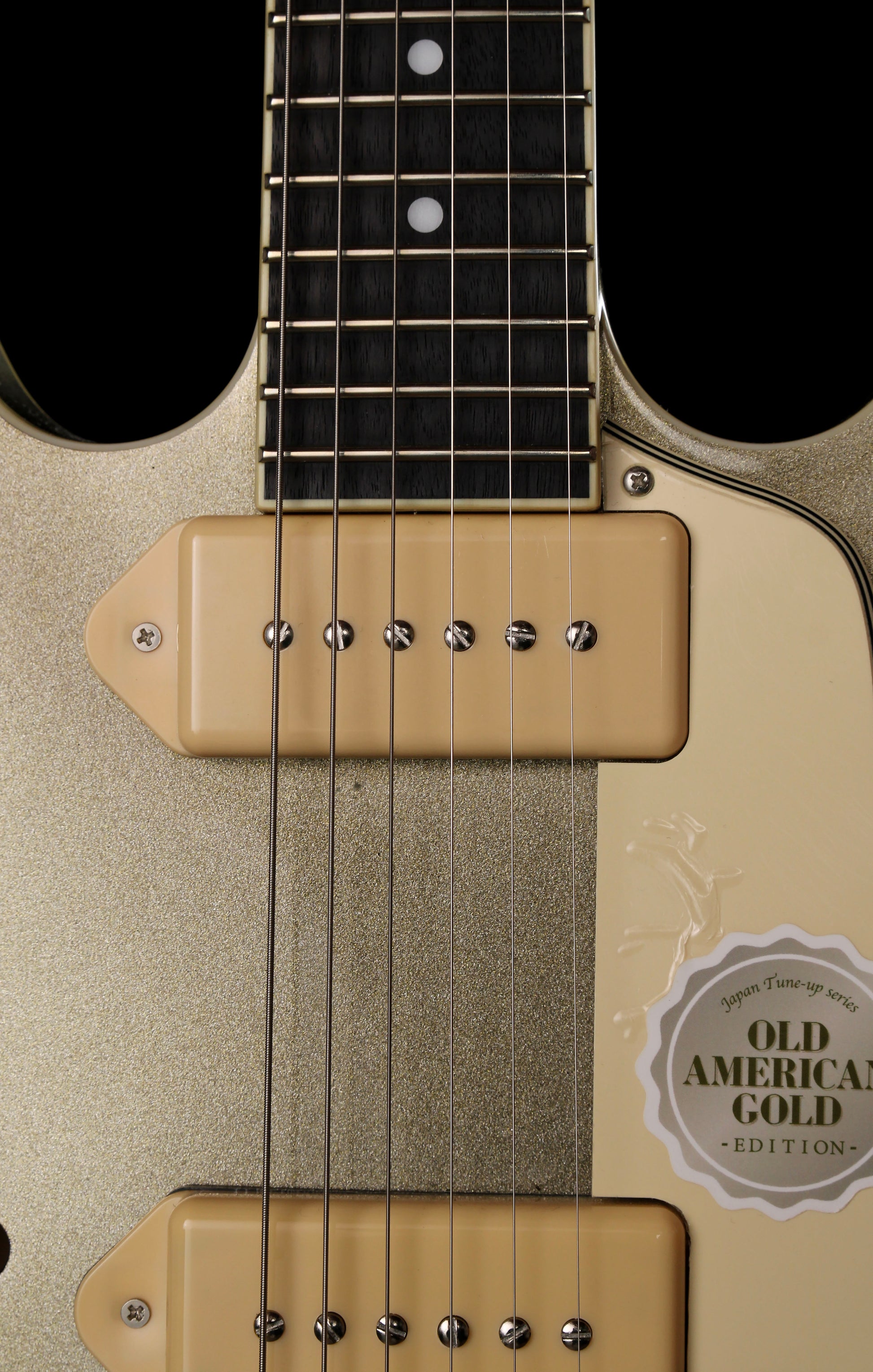 SeventySeven Guitars Exrubato-STD-S JT OAG ES-335 Old American Gold P90s