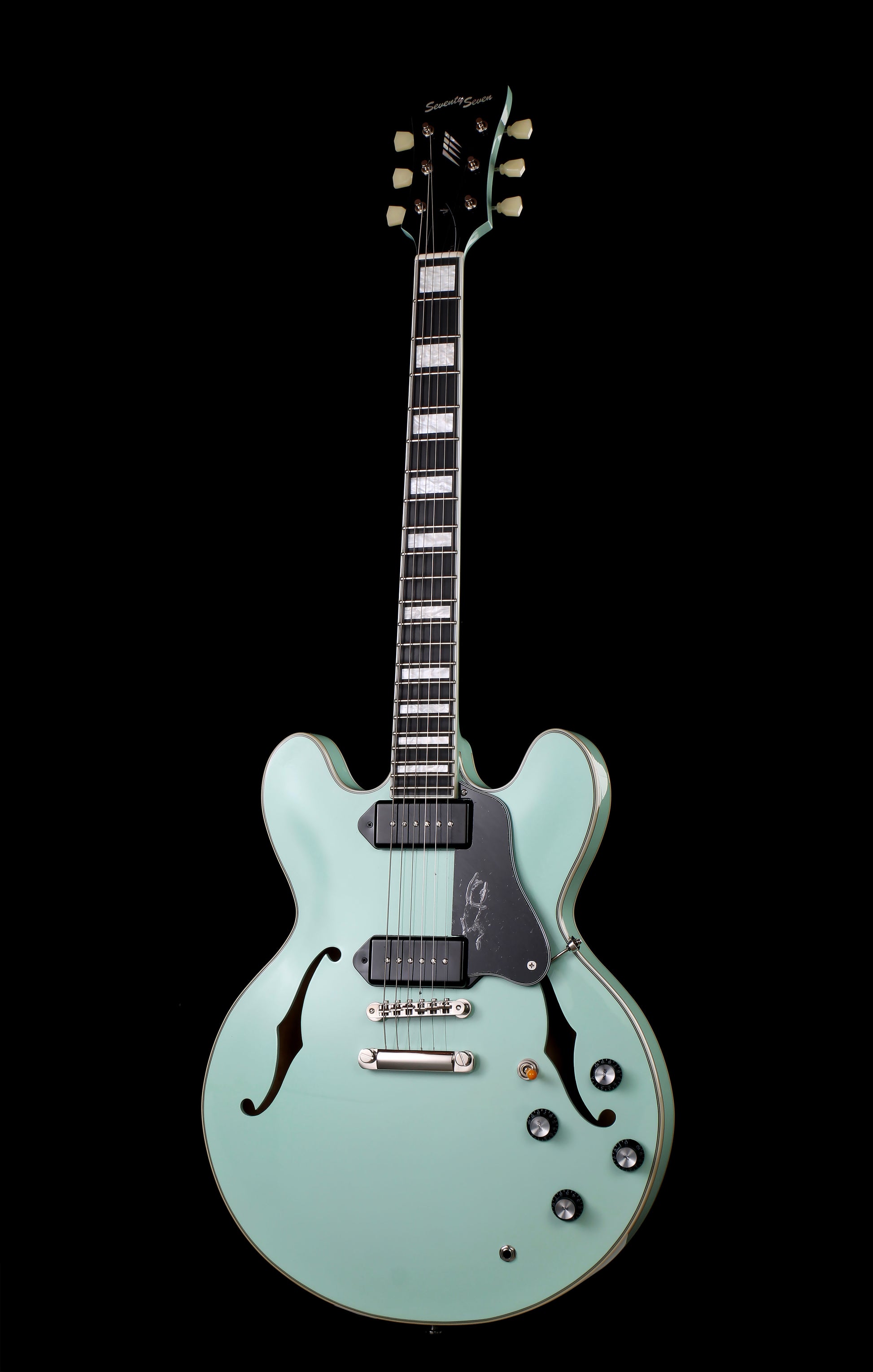 Seventy Seven Guitars Exrubato Zebra Finch Surf Green  Kyohei Ariga Signature Model