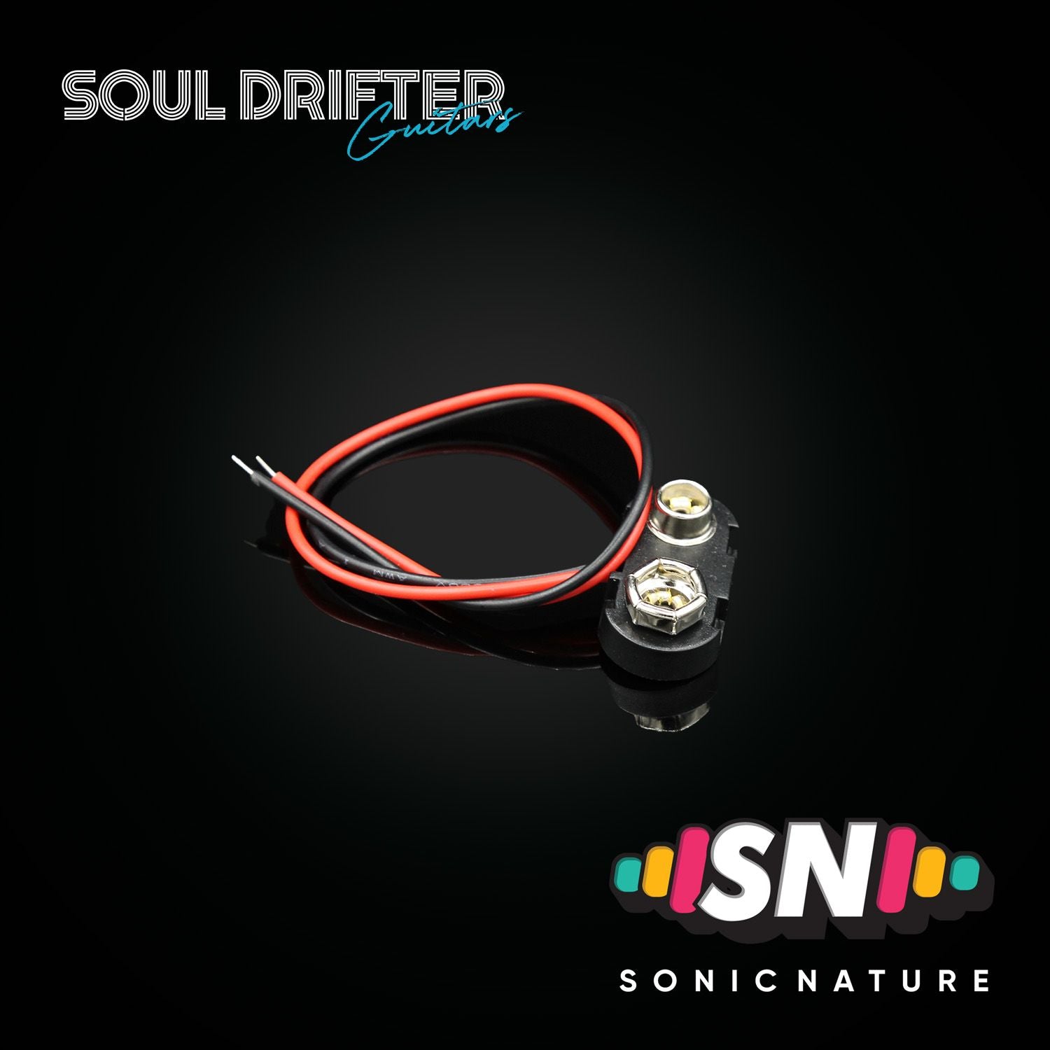 Sonic Nature 9V Battery Clip Connector