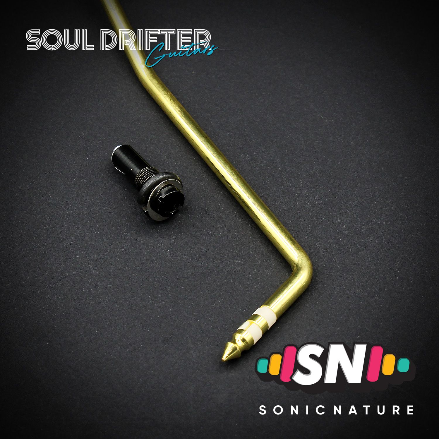 Sonic Nature Direct Insert Tremolo Arm (Right Handed) - Gold