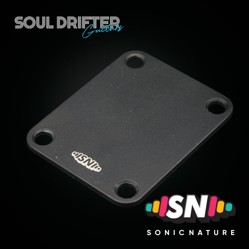 Sonic Nature GR2 Pure Titanium Neck Plate - Black
