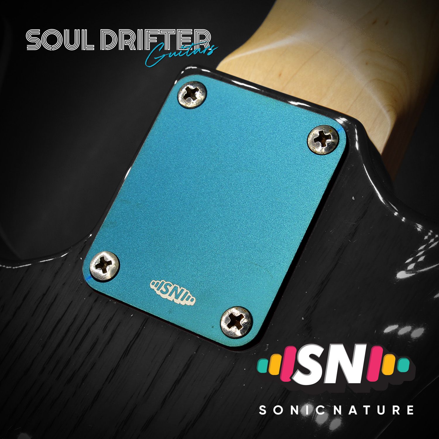 Sonic Nature GR2 Pure Titanium Neck Plate - Green