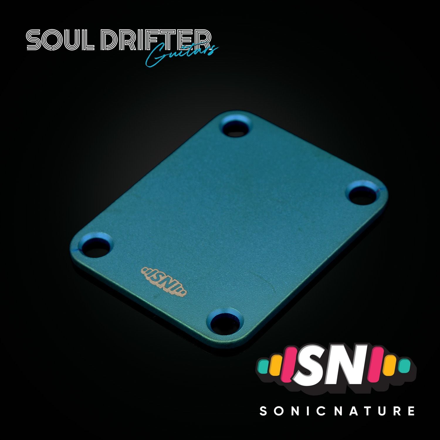 Sonic Nature GR2 Pure Titanium Neck Plate - Green