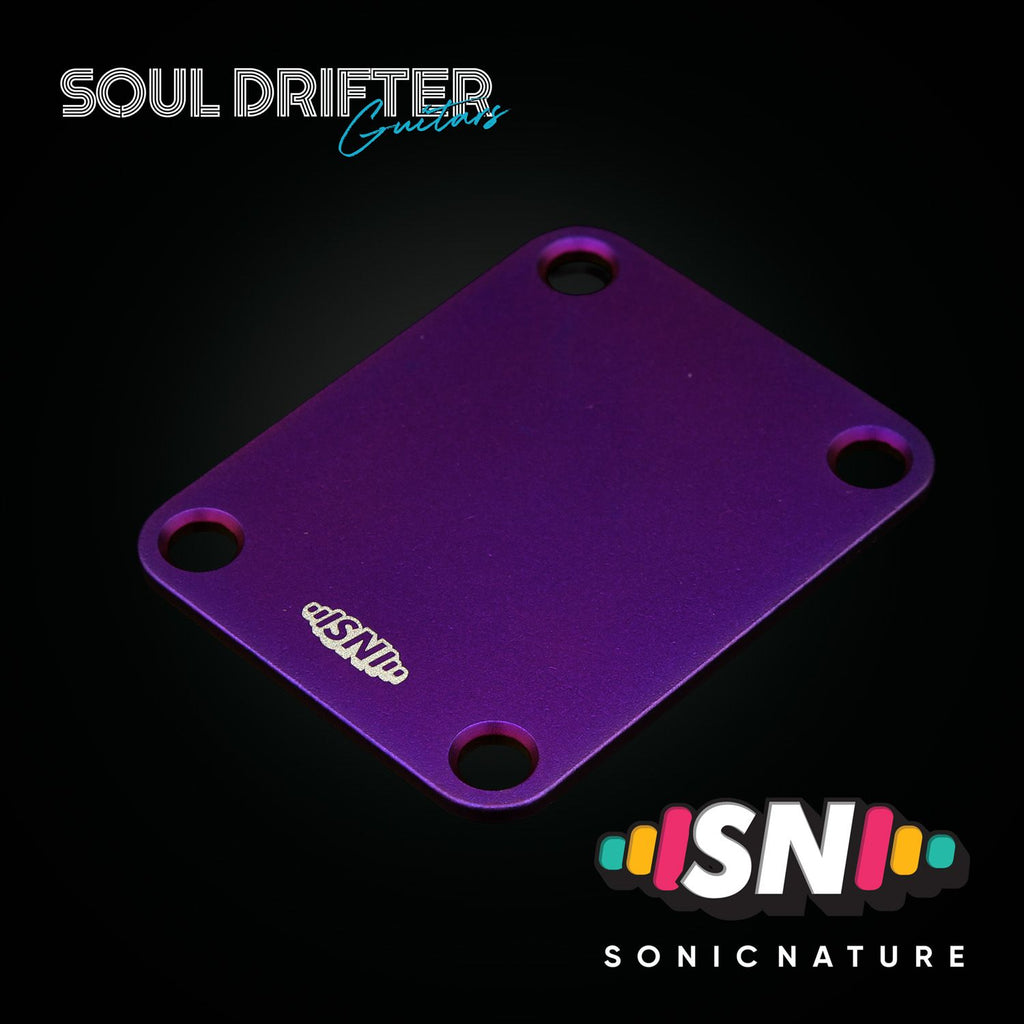 Sonic Nature GR2 Pure Titanium Neck Plate - Purple