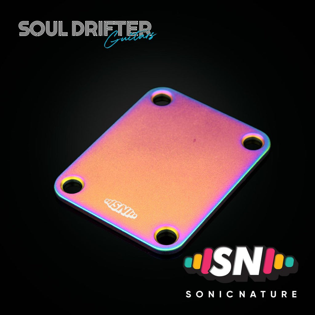 Sonic Nature GR2 Pure Titanium Neck Plate - Rainbow