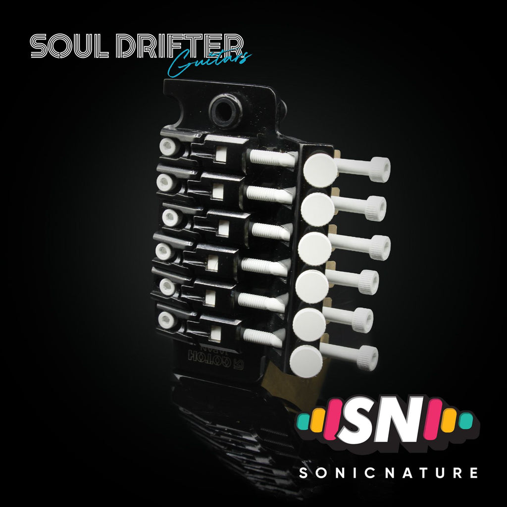 Sonic Nature GR5 Titanium Bridge Hardware Pack for GE1996T - White