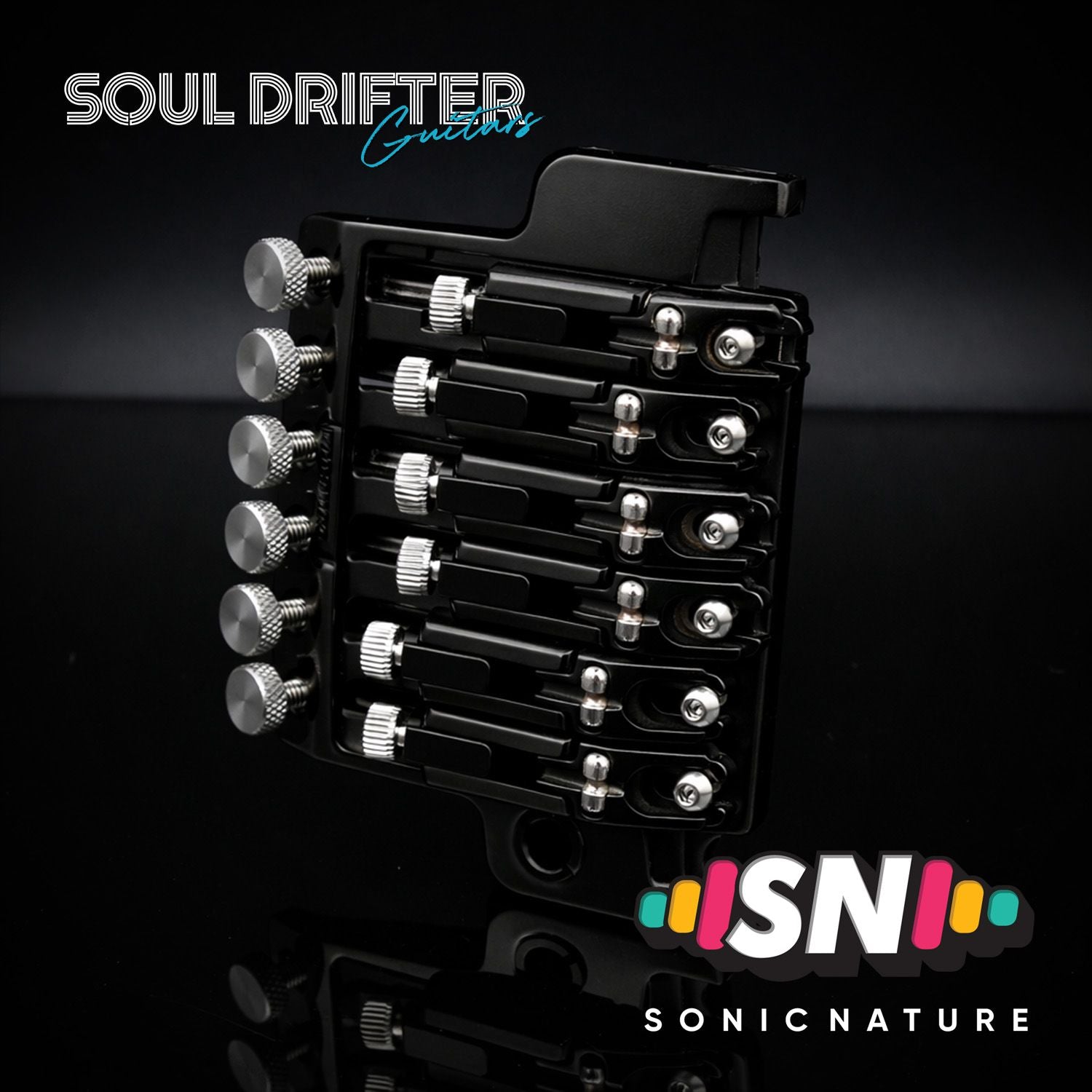 Sonic Nature GR5 Titanium Bridge Hardware Pack for Ibanez Edge - Natural