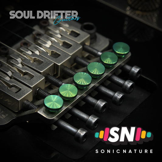 Sonic Nature GR5 Titanium Fine-Tuning Screws - Green